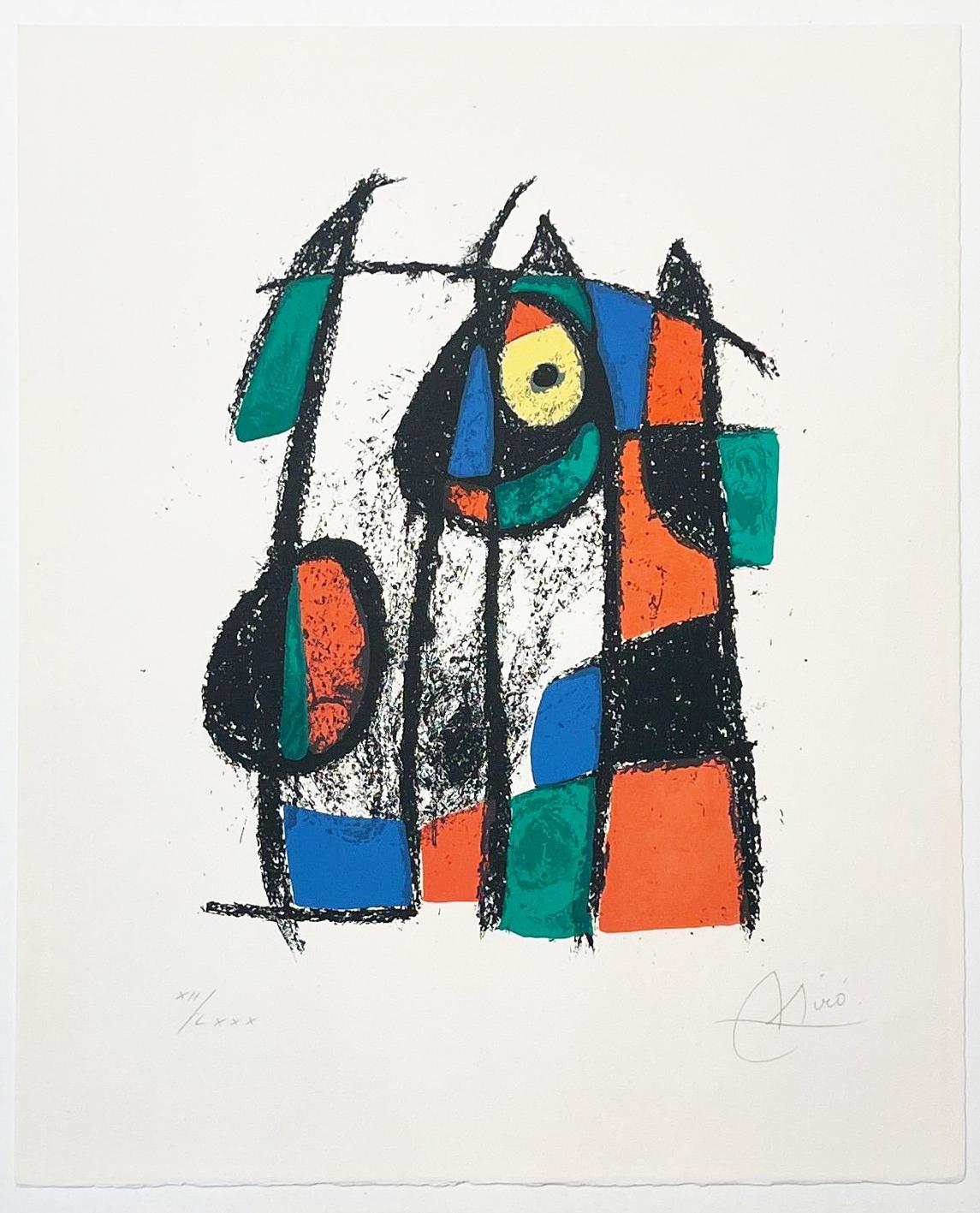Lithographie Miro II planche 8 - Print de Joan Miró