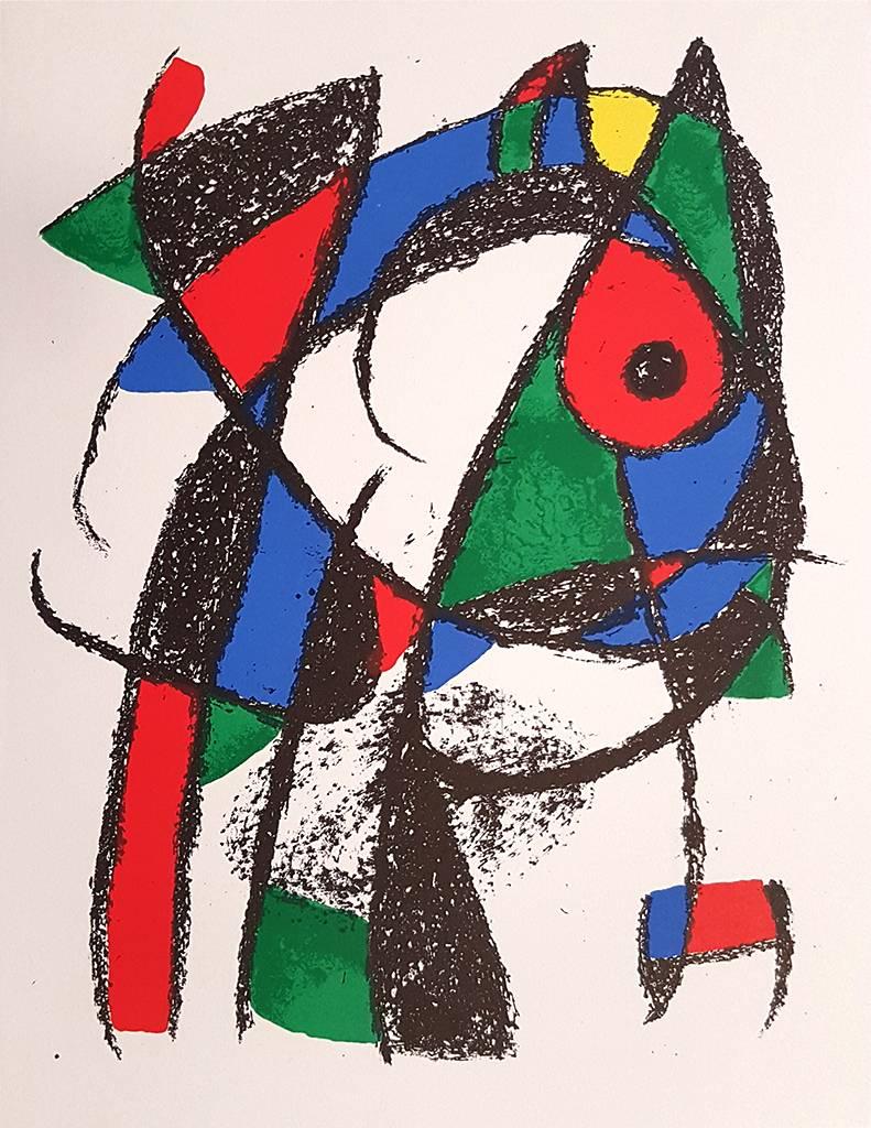 Joan Miró Abstract Print - Mirò Lithographe II - Plate I