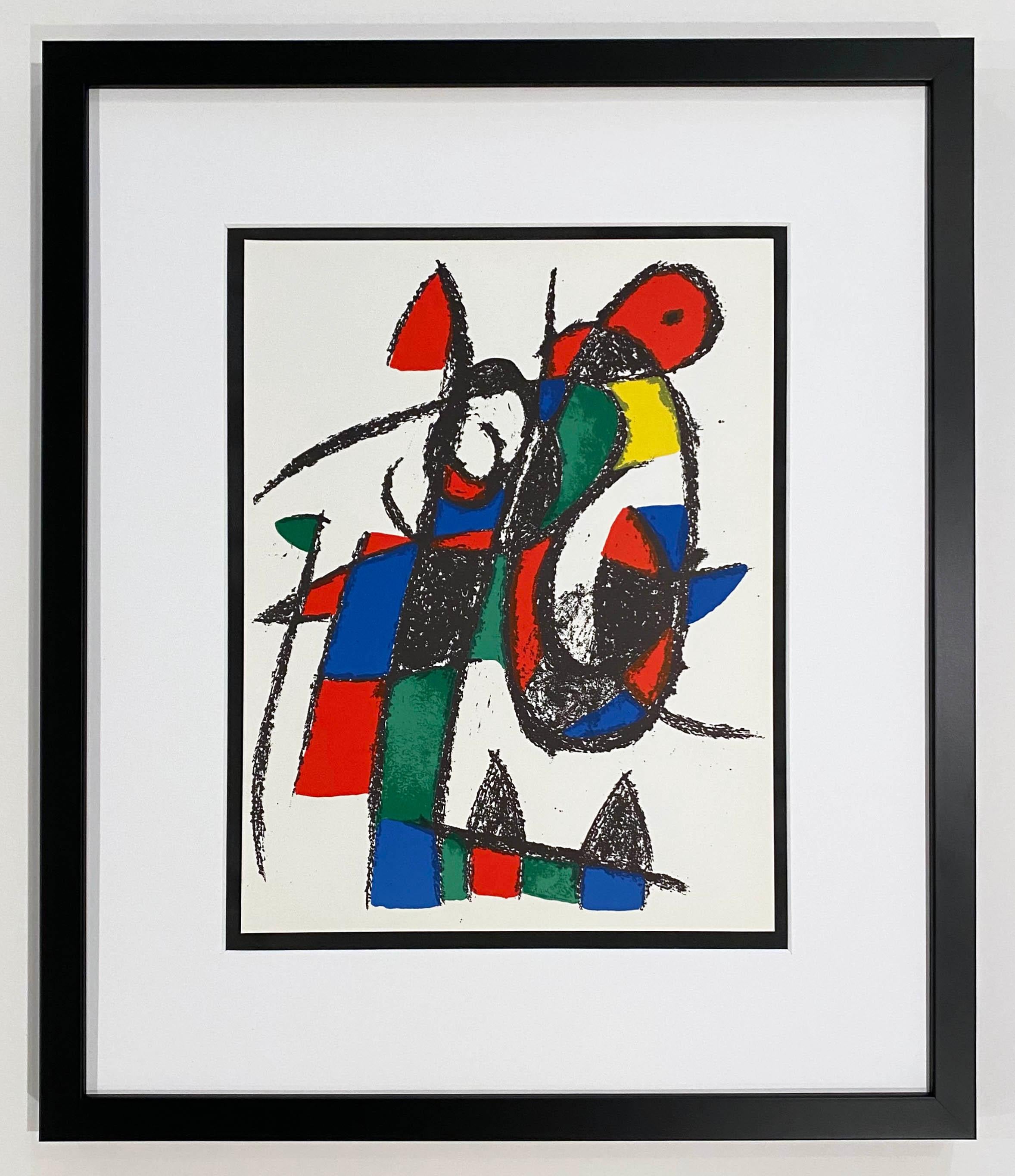 Joan Miró Abstract Print - Miro Lithographe II Plate II