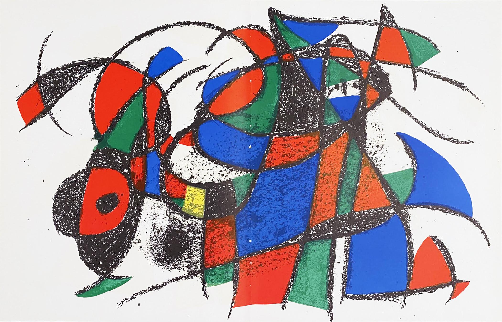 Miro Lithographe II Plate III - Print by Joan Miró