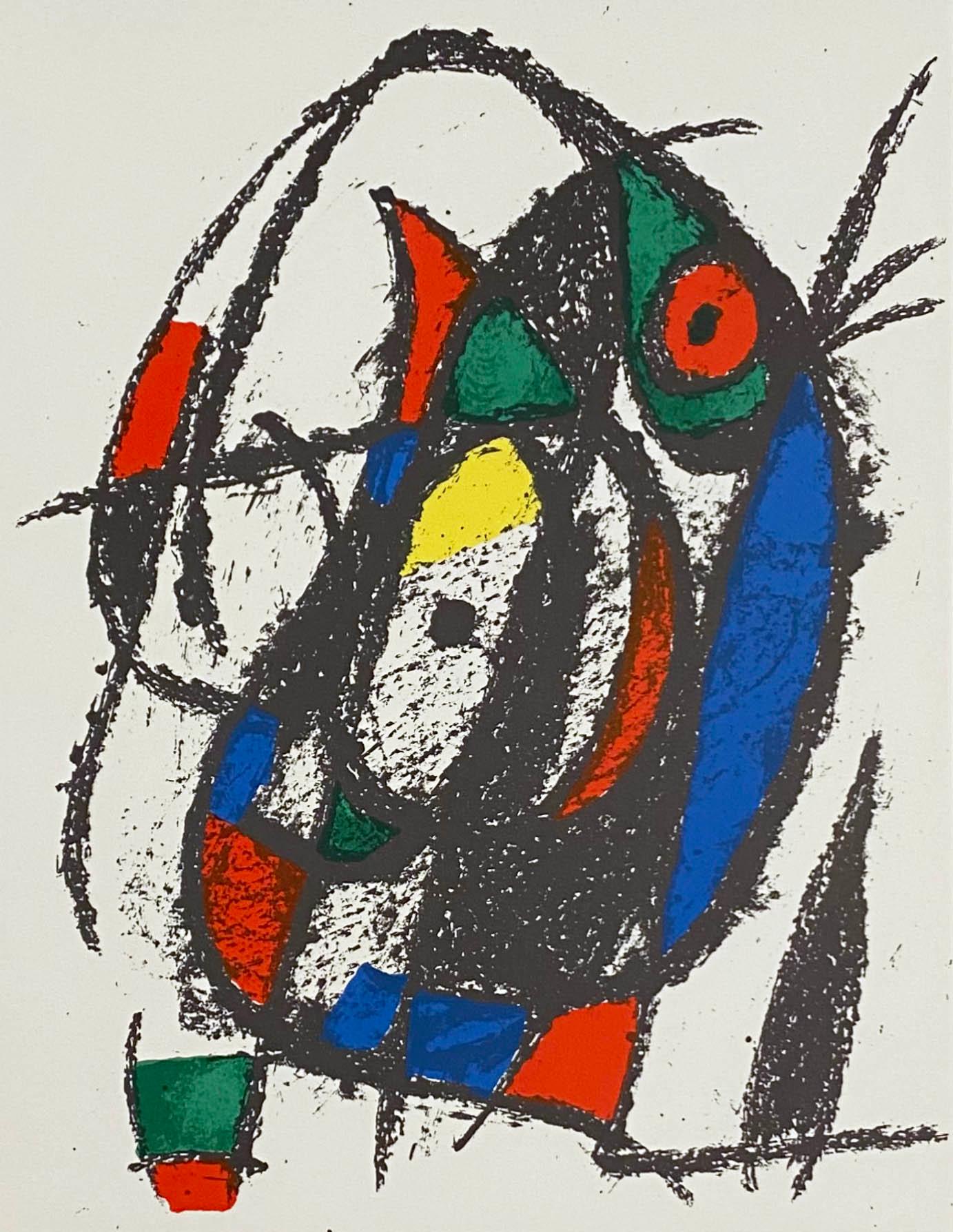 Joan Miró Print - Plate IV, from Lithographe II