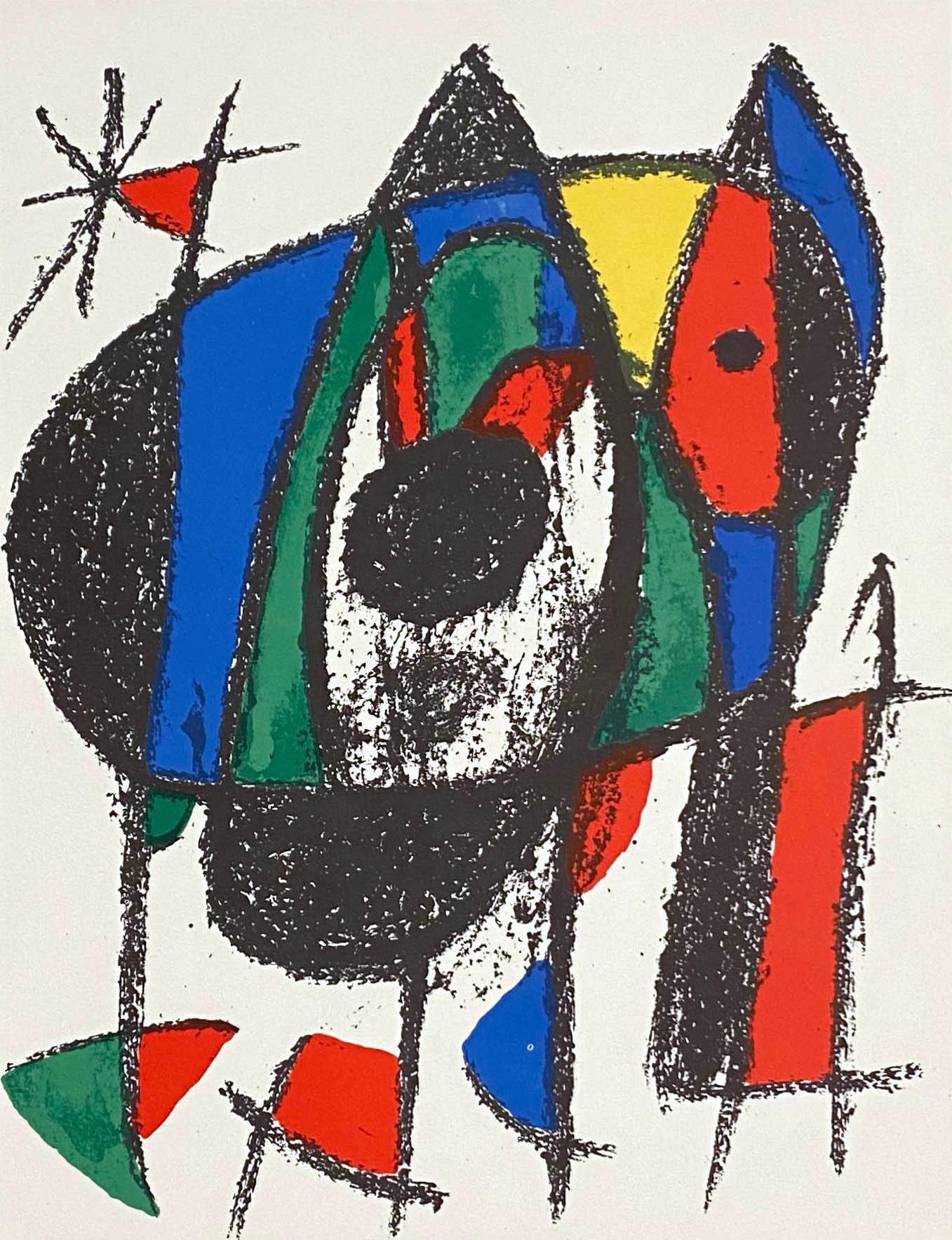 Miro Lithographe II Plate V - Print by Joan Miró