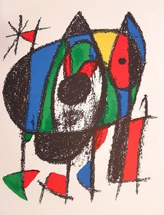 Mirò Lithographe II - Plate V