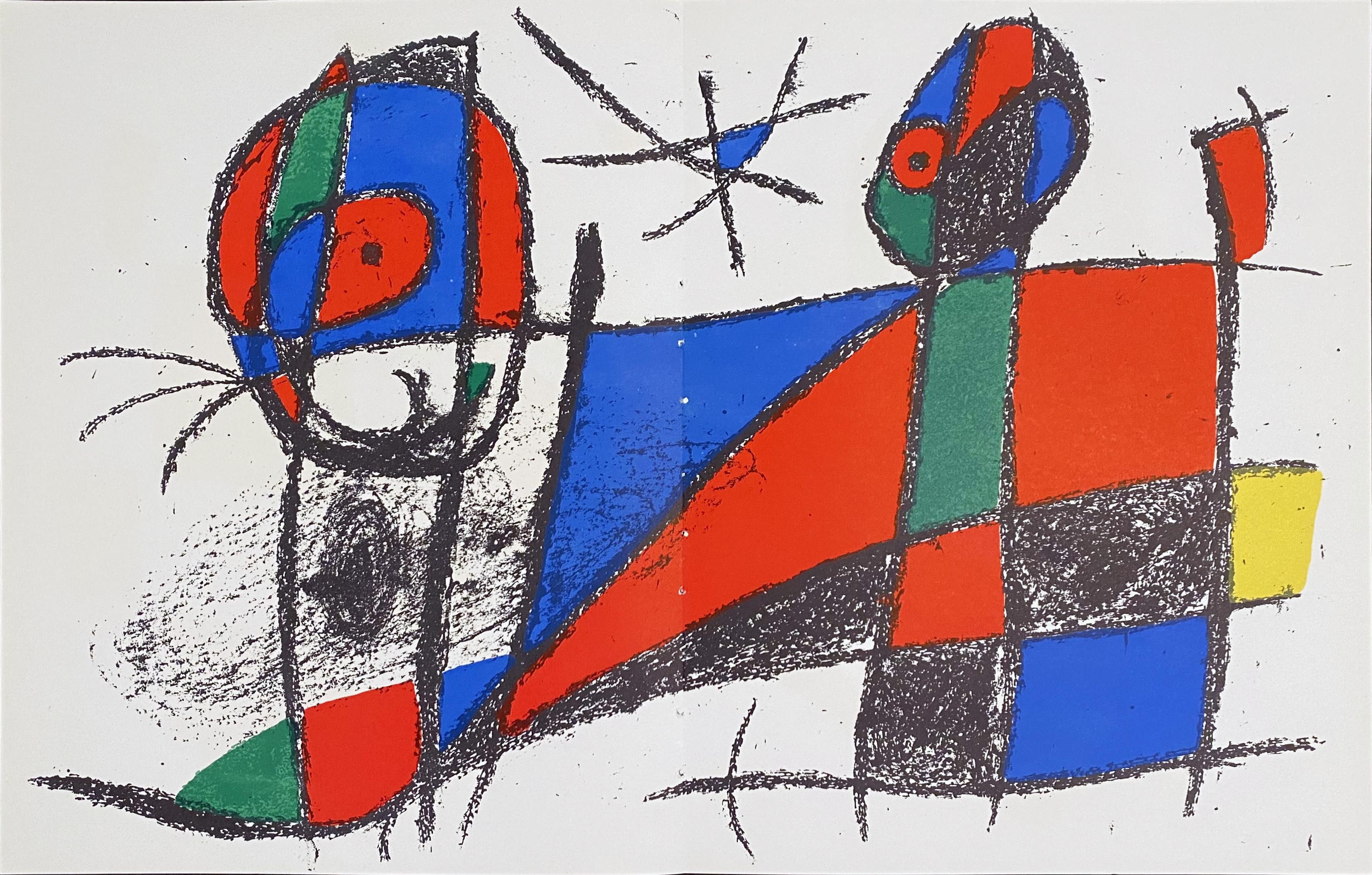 Miro Lithographe II Plate VI - Print by Joan Miró