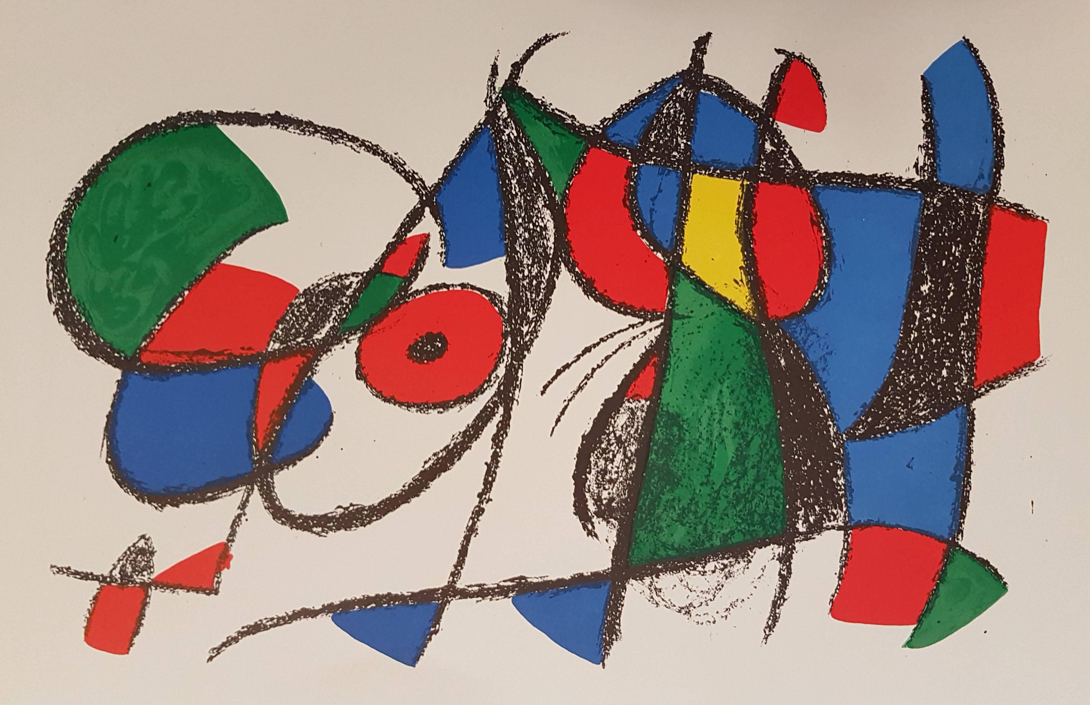 Joan Miró Abstract Print - Mirò Lithographe II - Plate VIII
