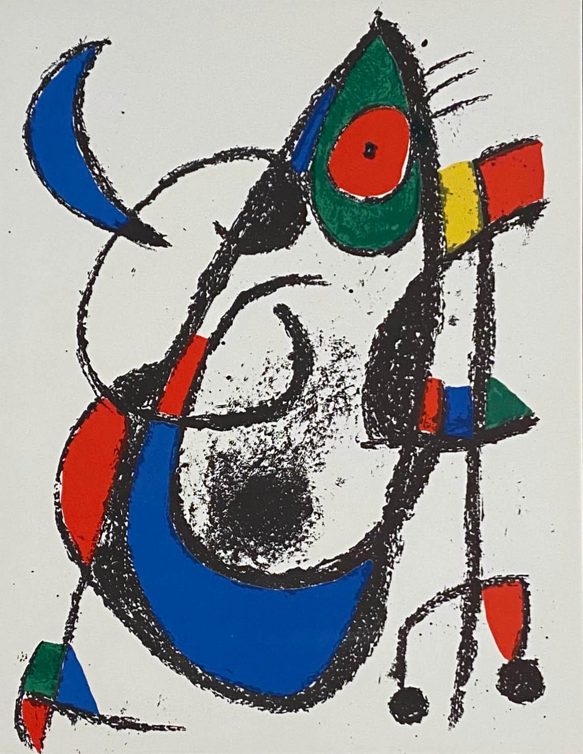 Joan Miró Print - Plate XI, from 1975 Lithographe II