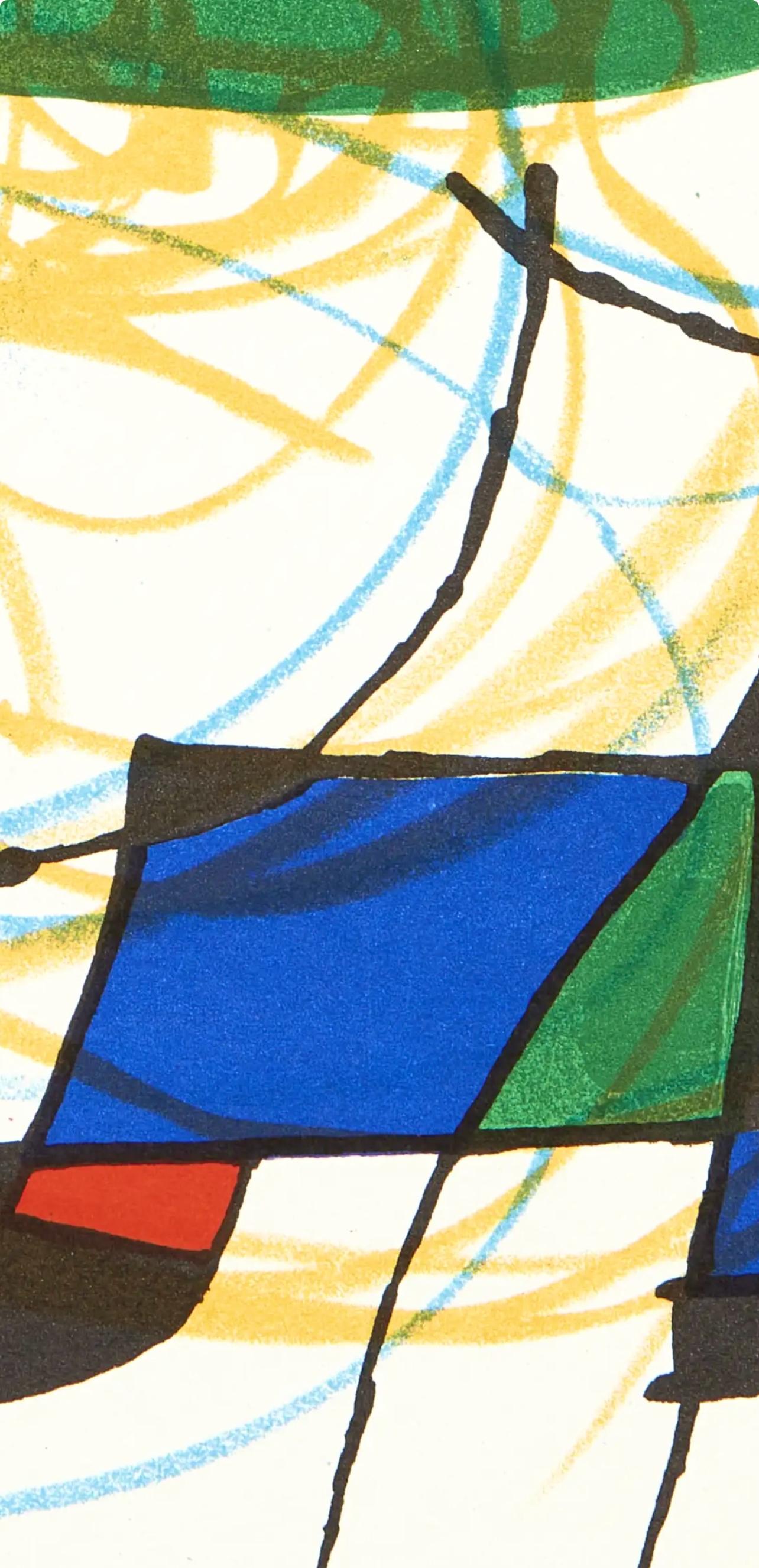 Miró, Litógrafia original V (Cramer 160; Mourlot 861), Litógrafo I (after) For Sale 3