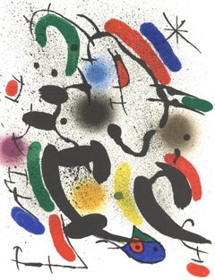 Miró, Litógrafia original VI (Cramer 160; Mourlot 862), Litógrafo I (after)
