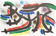 Miró, Litógrafo original IX (Cramer 160; Mourlot 865), Litógrafo I (after)