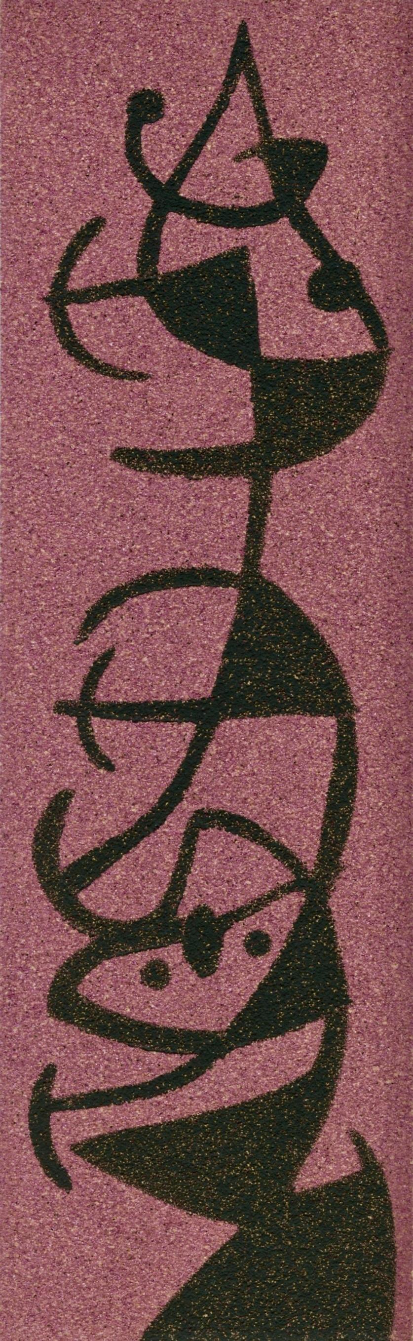 Miró, L'Oiseau solaire, L'Oiseau lunaire, Étincelles (C. 117; D. 447-48) (después) - Print de Joan Miró