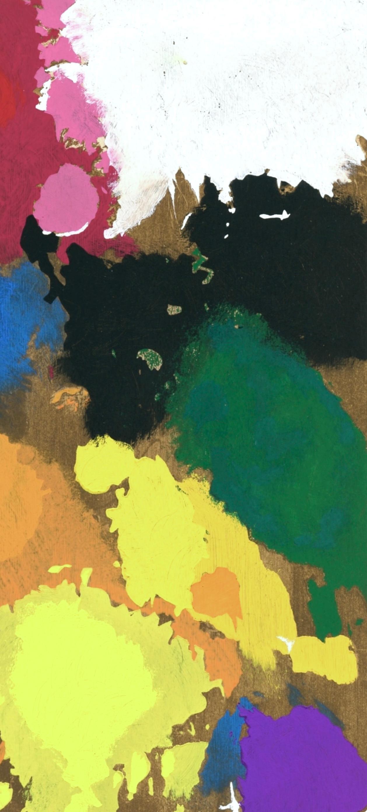 Miró, L'Oiseau solaire, L'Oiseau lunaire, Étincelles (C. 117; D. 447-48) (después) - Abstract Print Marrón de Joan Miró