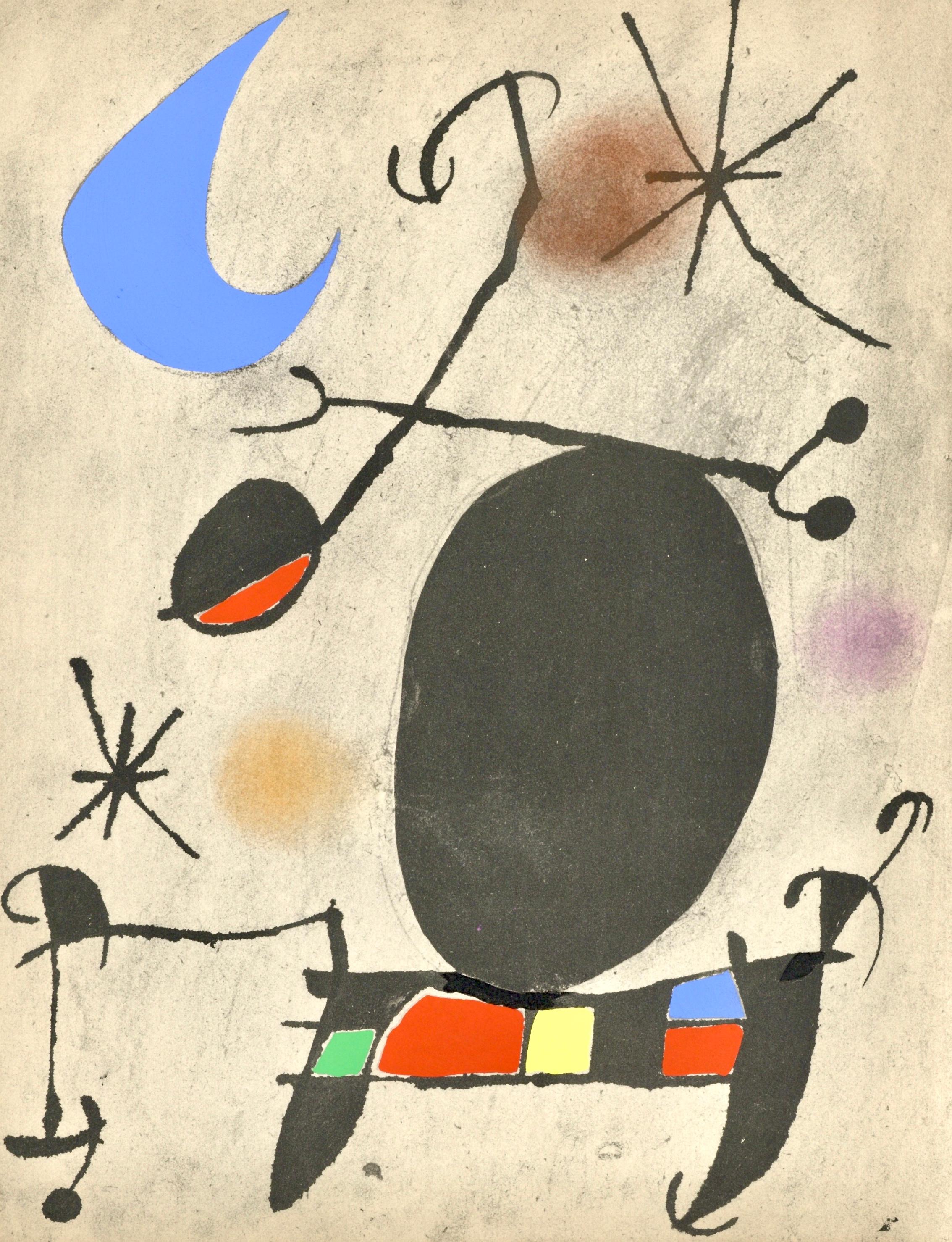 Miró, L'Oiseau solaire, L'Oiseau lunaire, Étincelles (C. 117; D. 447-48) (después)