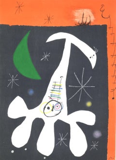Miró, L'Oiseau solaire, L'Oiseau lunaire, Étincelles (C. 117; D. 447-48) (después)