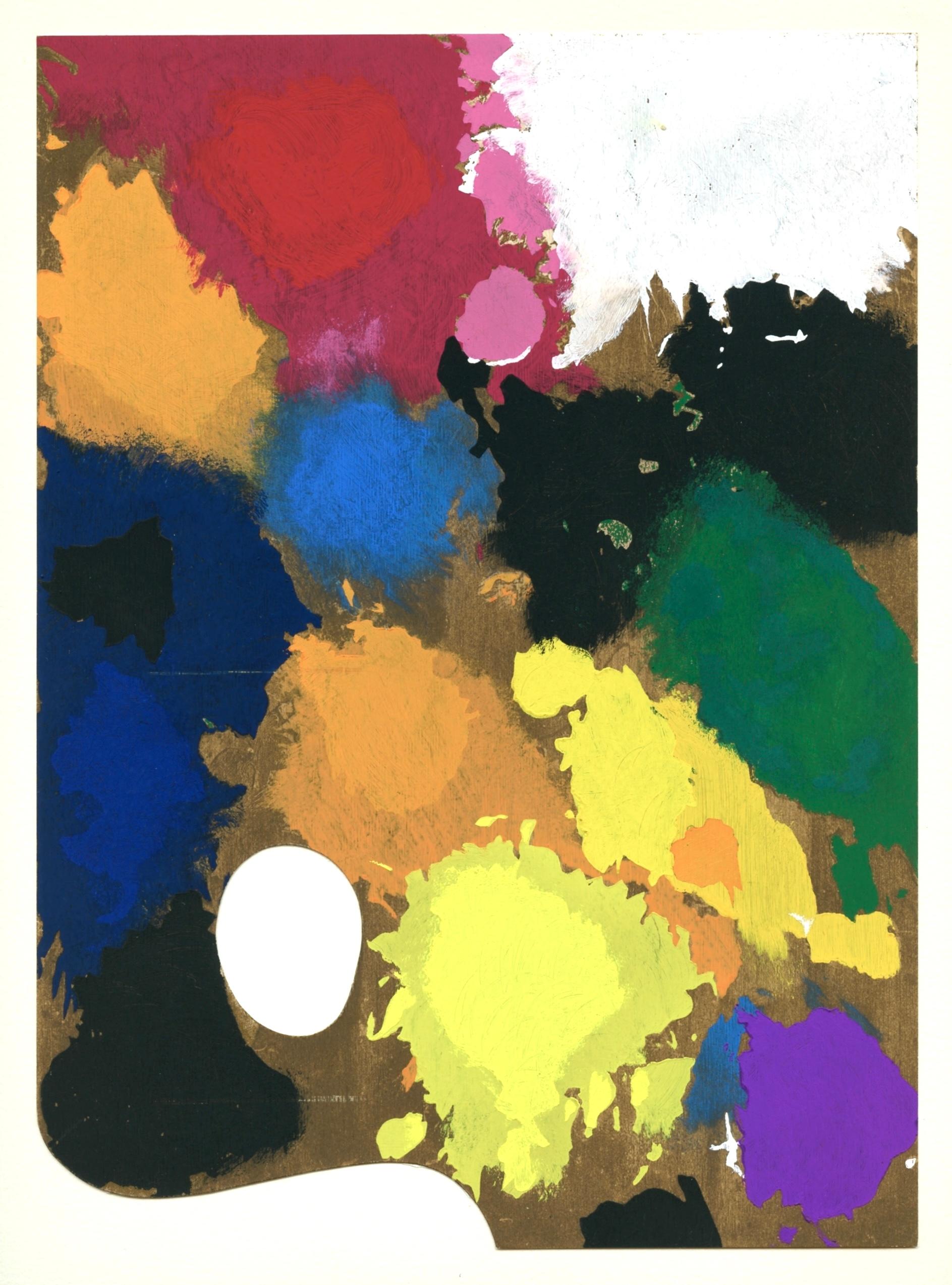 Abstract Print de Joan Miró - Miró, L'Oiseau solaire, L'Oiseau lunaire, Étincelles (C. 117; D. 447-48) (después)
