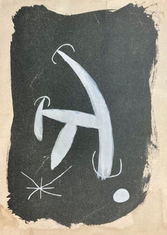 Miró, L'Oiseau solaire, L'Oiseau lunaire, Étincelles (C. 117; D. 447-48) (después)