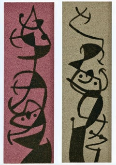 Miró, L'Oiseau solaire, L'Oiseau lunaire, Étincelles (C. 117; D. 447-48) (después)