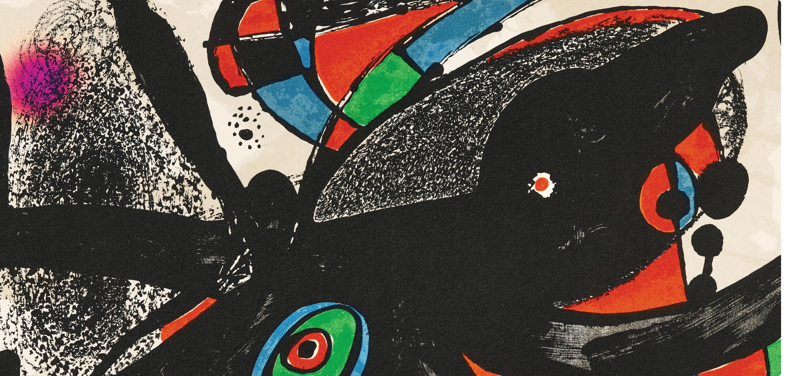 Miró, Miró as Sculptor (Cramer 225; Mourlot 940) (after) - Print by Joan Miró