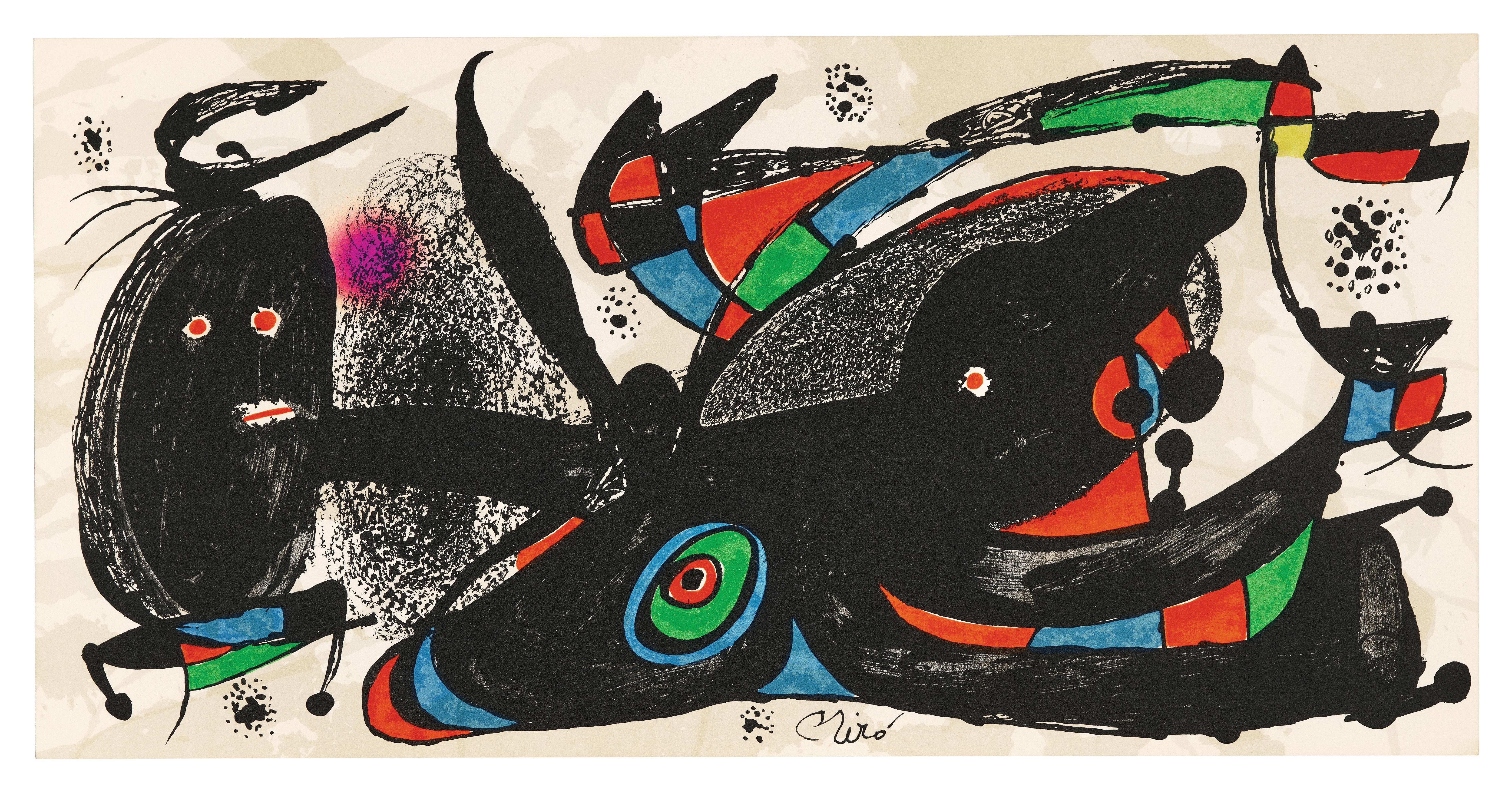 Miró, Miró as Sculptor (Cramer 225; Mourlot 940) (after) For Sale 1