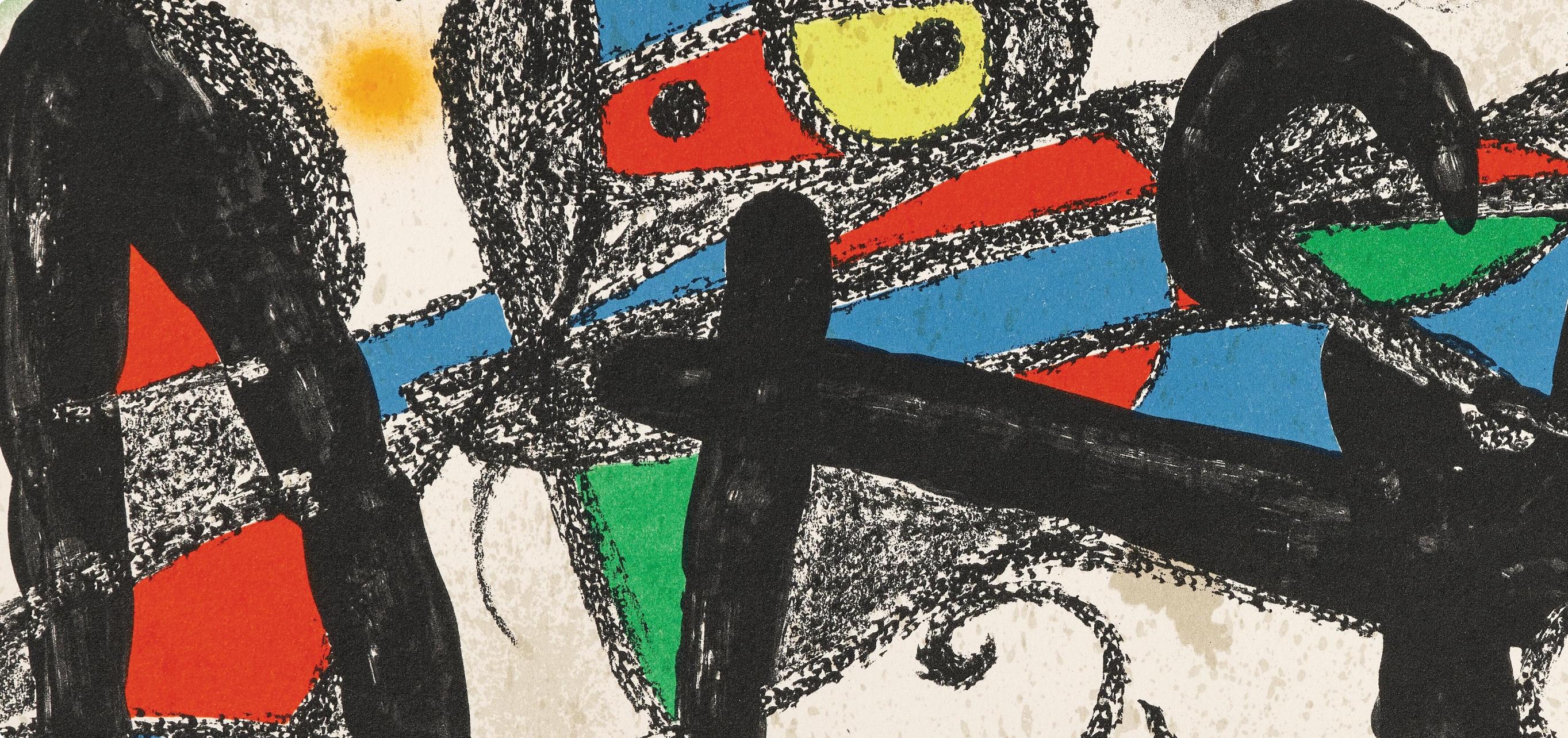 Miró, Miró Escultor (Cramer 192; Mourlot 935) (after) - Surrealist Print by Joan Miró