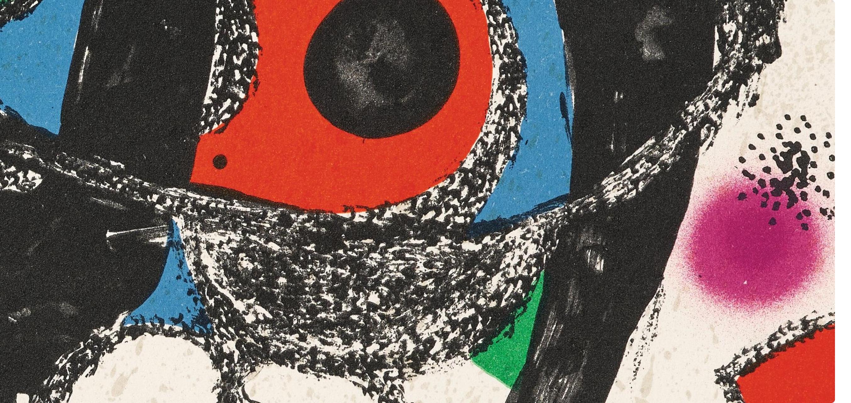 Lithograph on Guarro vélin paper. Inscription: Unsigned and unnumbered, as issued. Good condition. Notes: Published by Publicações Europa-América, Lisbon; printed by La Polígrafa, Barcelona, 1974 in an edition of MD.

JOAN MIRO (1893-1983) Joan Miro