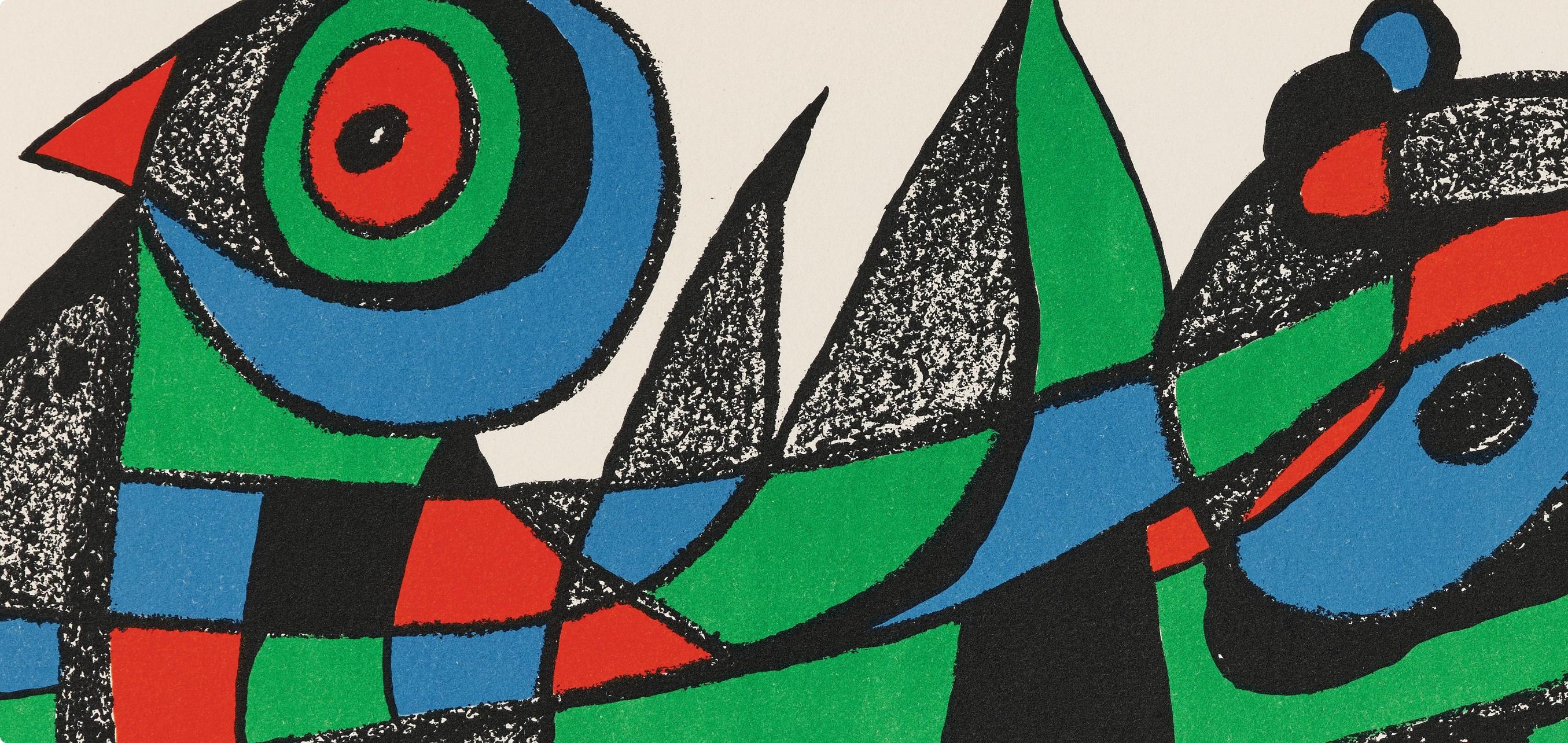 Miró, Miró Sculpteur (Cramer 194; Mourlot 937) (after) - Surrealist Print by Joan Miró