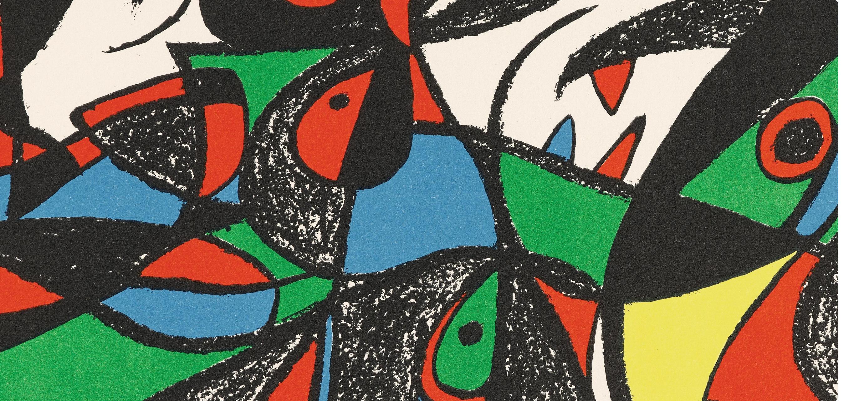 Miró, Miró Scultore (Cramer 193 ; Mourlot 936) (d'après) - Surréalisme Print par Joan Miró