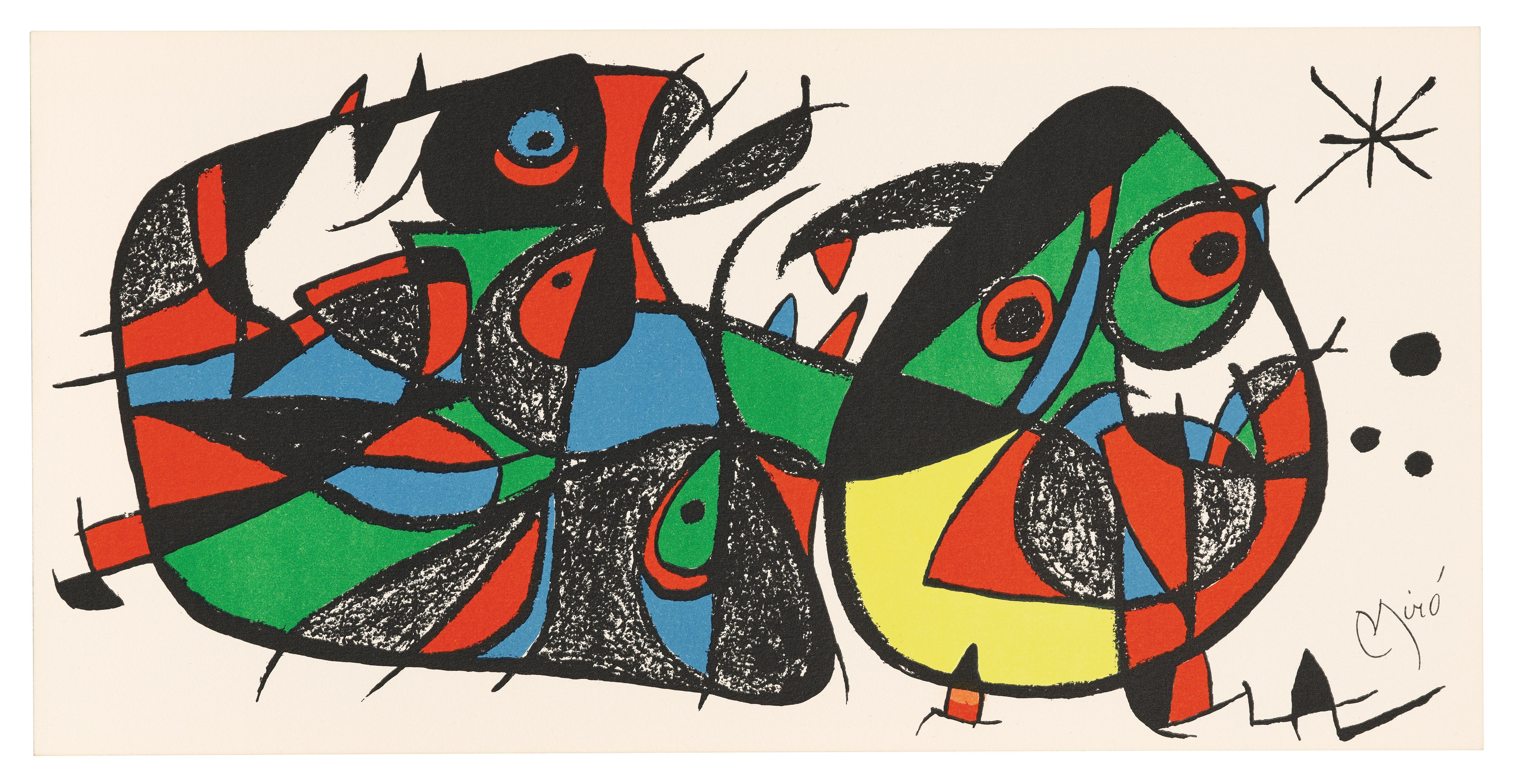 Miró, Miró Scultore (Cramer 193 ; Mourlot 936) (d'après) en vente 1
