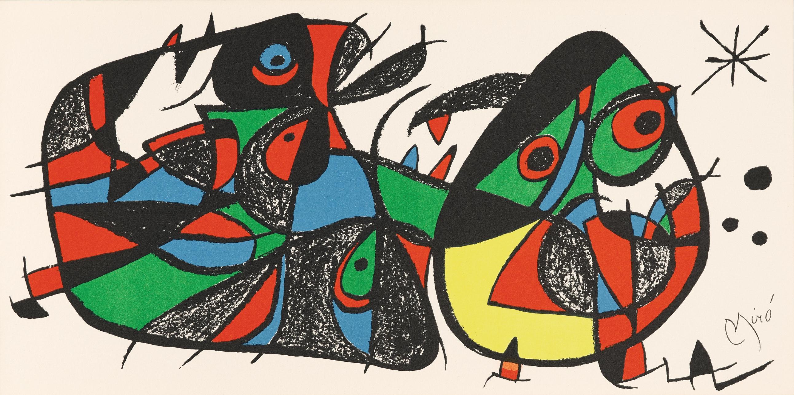 Abstract Print Joan Miró - Miró, Miró Scultore (Cramer 193 ; Mourlot 936) (d'après)