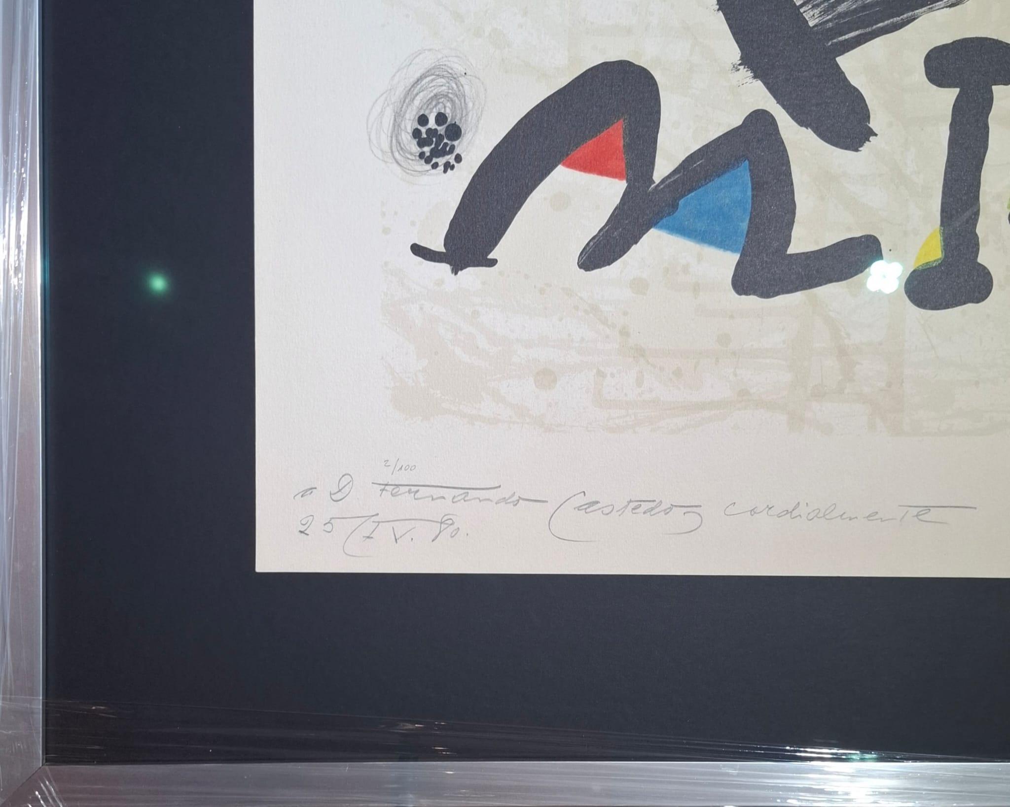 Miro, Musée d'art moderne de Mexico - Abstrait Print par Joan Miró