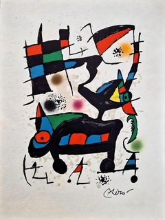Miro, Oda à Joan Miró (Cramer 175; Mourlot 903), 1973 (after)