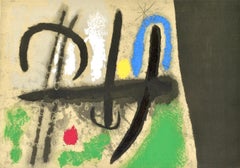 Miró, Oiseaux dans un paysage (Cramer 103; Mourlot 382-383), Cartones (después)