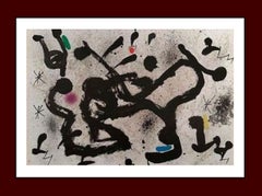 Miro. original lithography limited edition painting