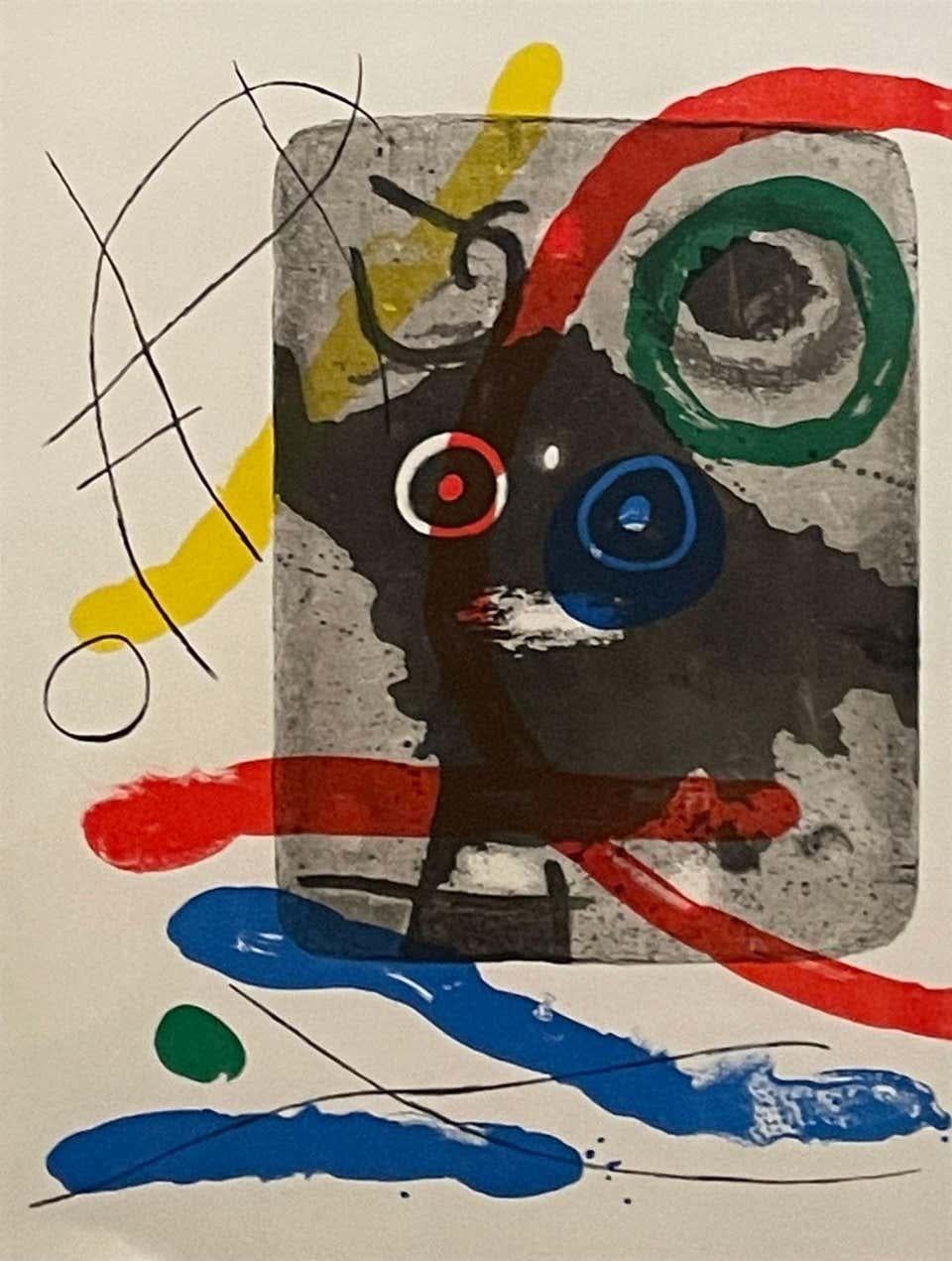 Joan Miró Print - Plate 19, from 1965 Peintures Sur Cartons