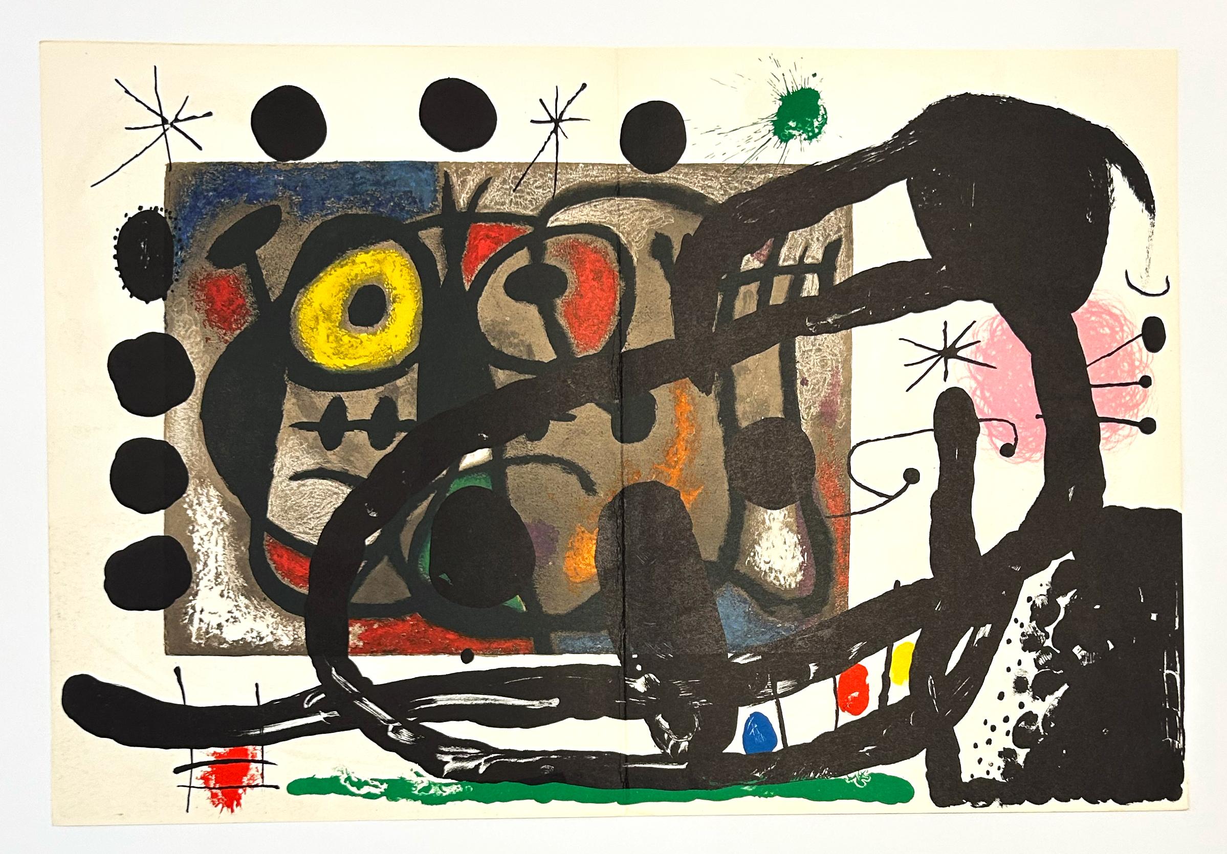 Miro: Peintures sur Cartons - Abstract Print by Joan Miró