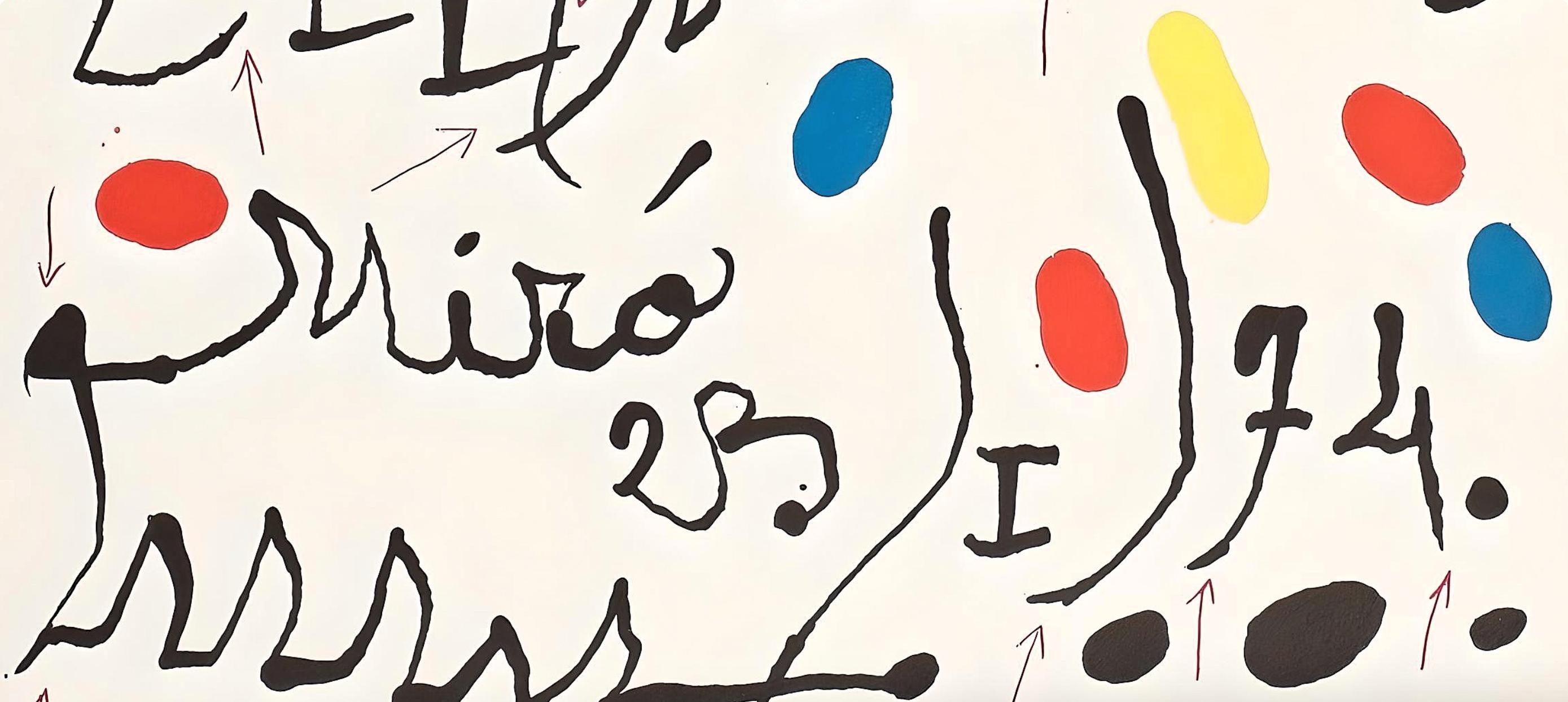 Lithograph on vélin paper. Inscription: Unsigned and unnumbered, as issued. Good condition, with centerfold, as issued. Notes: From the volume, XXe Siècle, Hommage à Dorothea Tanning, 1977. Published and printed under the direction of Gualtieri di