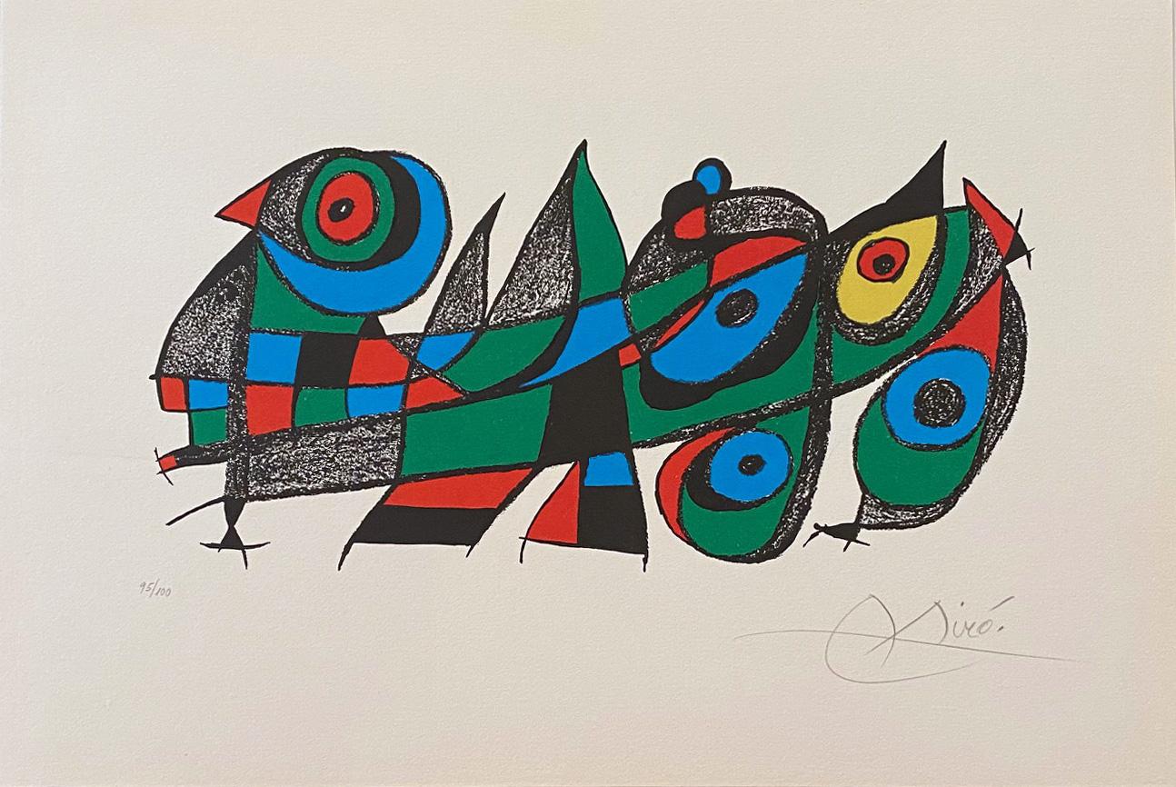 Joan Miró Abstract Print - Miro Sculpteur 