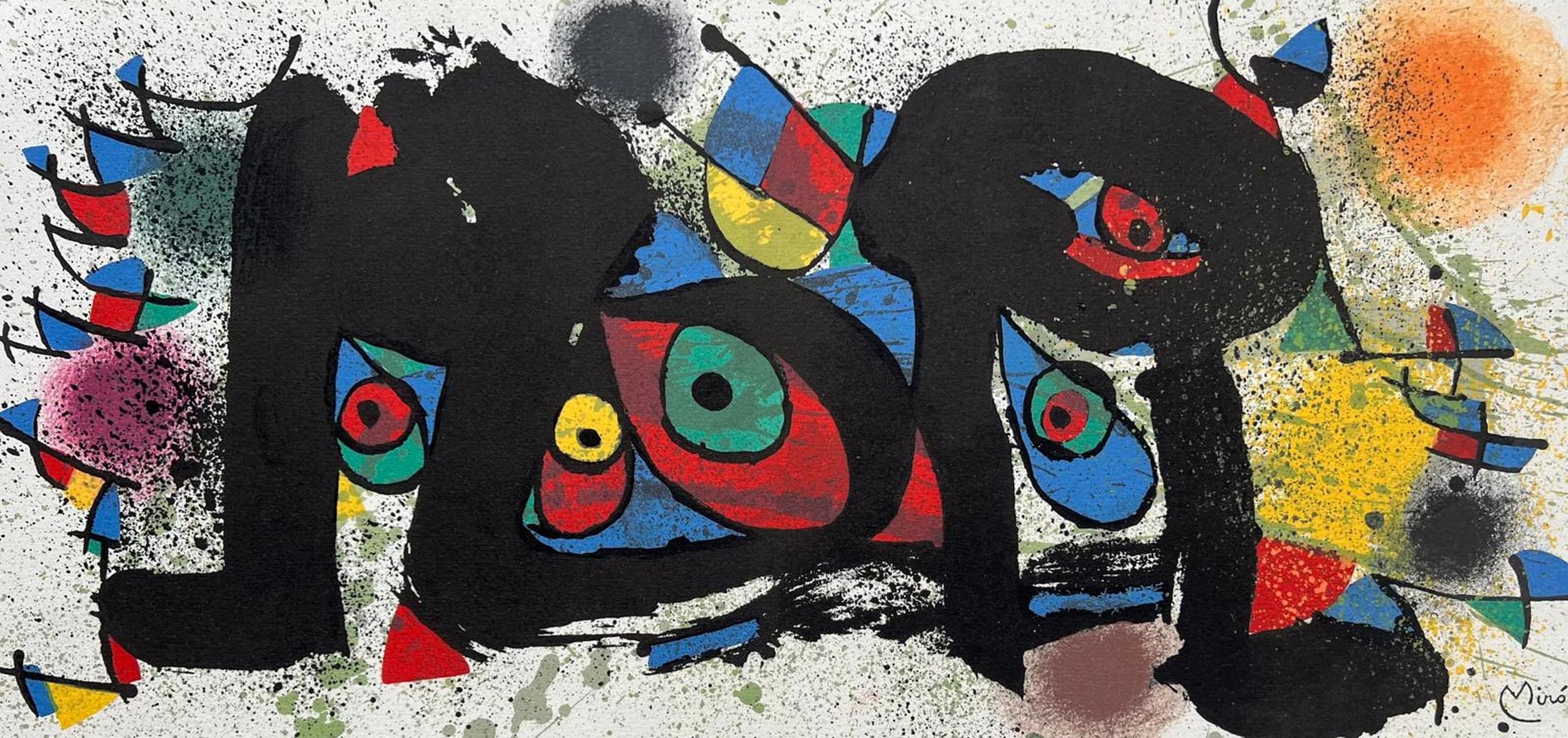 Joan Miró Abstract Print - Miró. Sculptures
