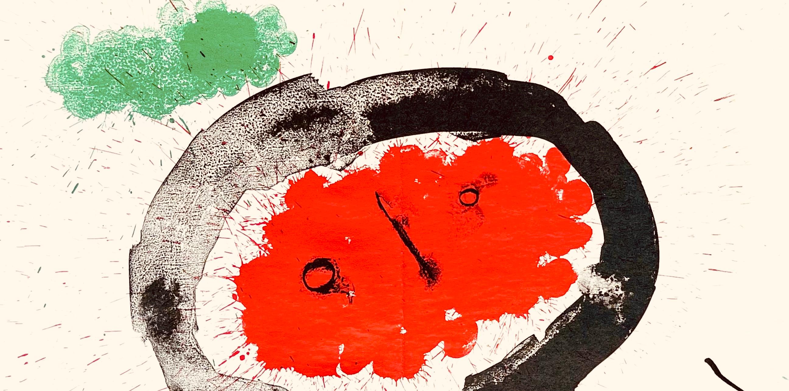 Miró, Tête d'étoile (Mourlot 303), Derrière le miroir (d'après) - Print de Joan Miró