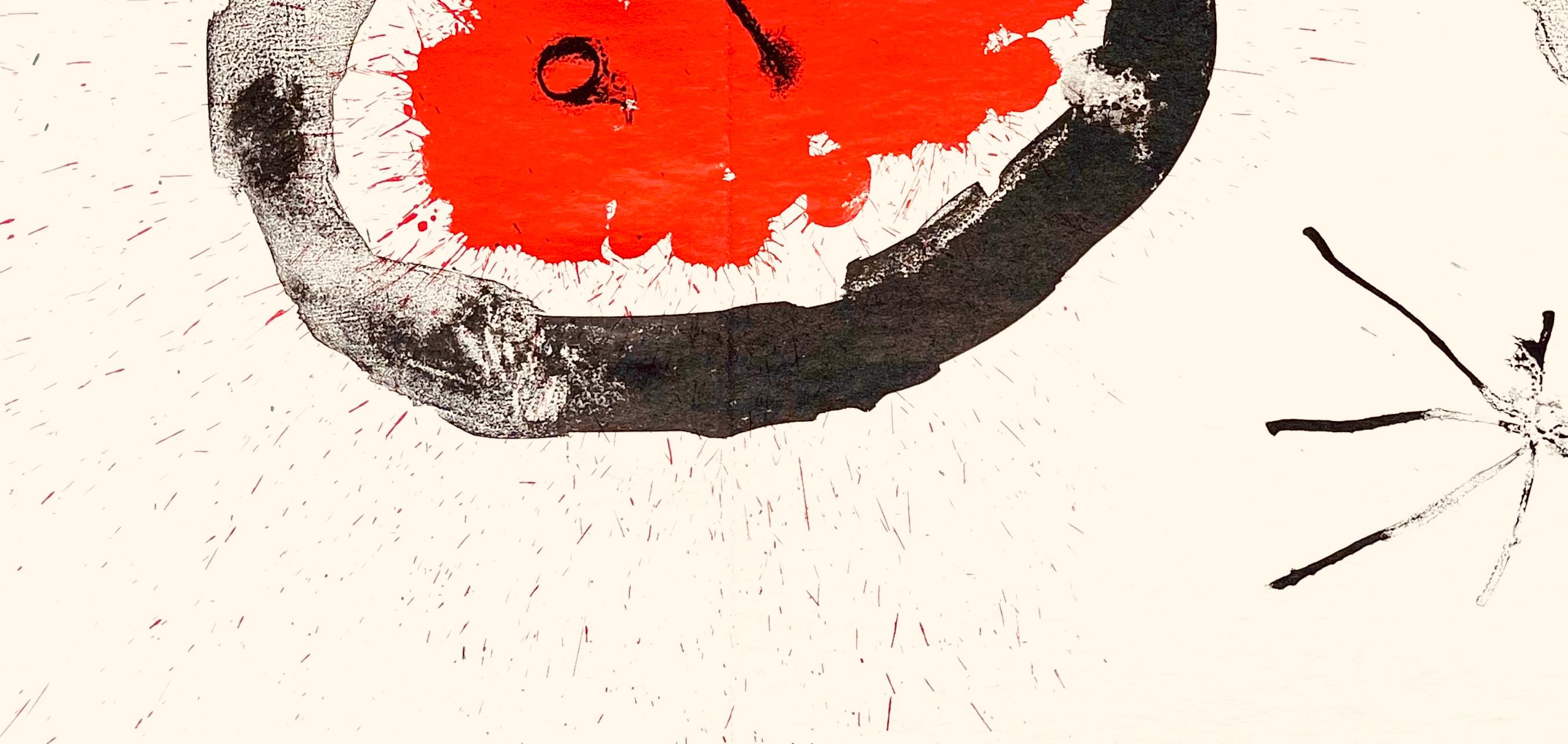 Miró, Tête d'étoile (Mourlot 303), Derrière le miroir (d'après) - Surréalisme Print par Joan Miró
