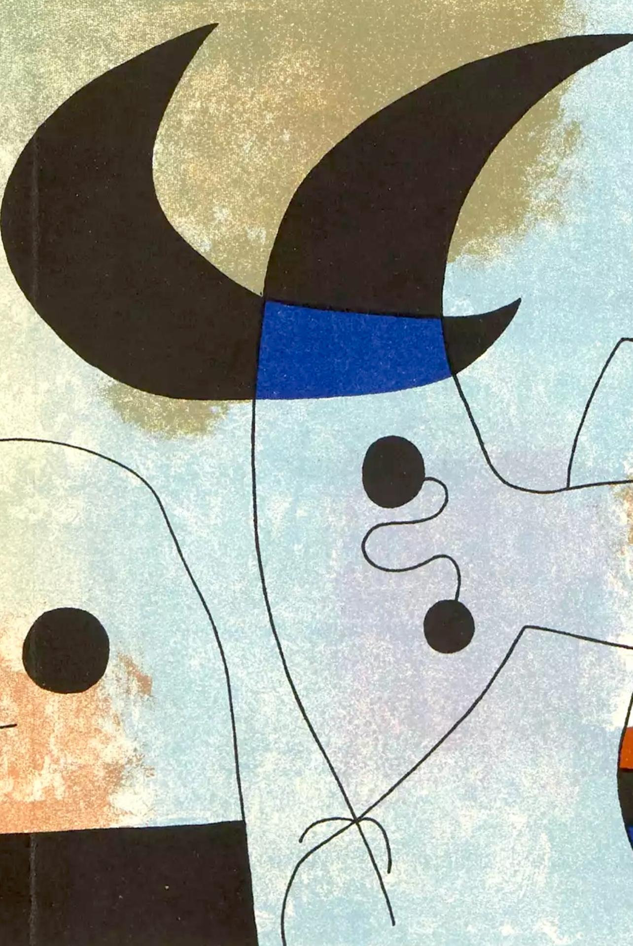 Miró, Sur Quatre Murs, Derrière le miroir (after) For Sale 1
