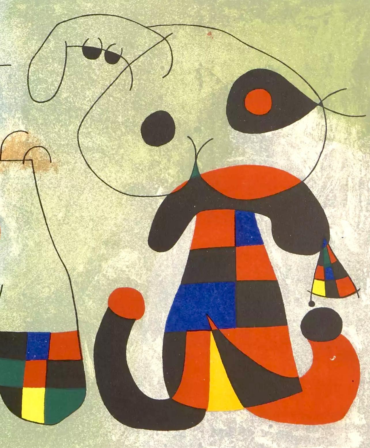 Miró, Sur Quatre Murs, Derrière le miroir (after) For Sale 2