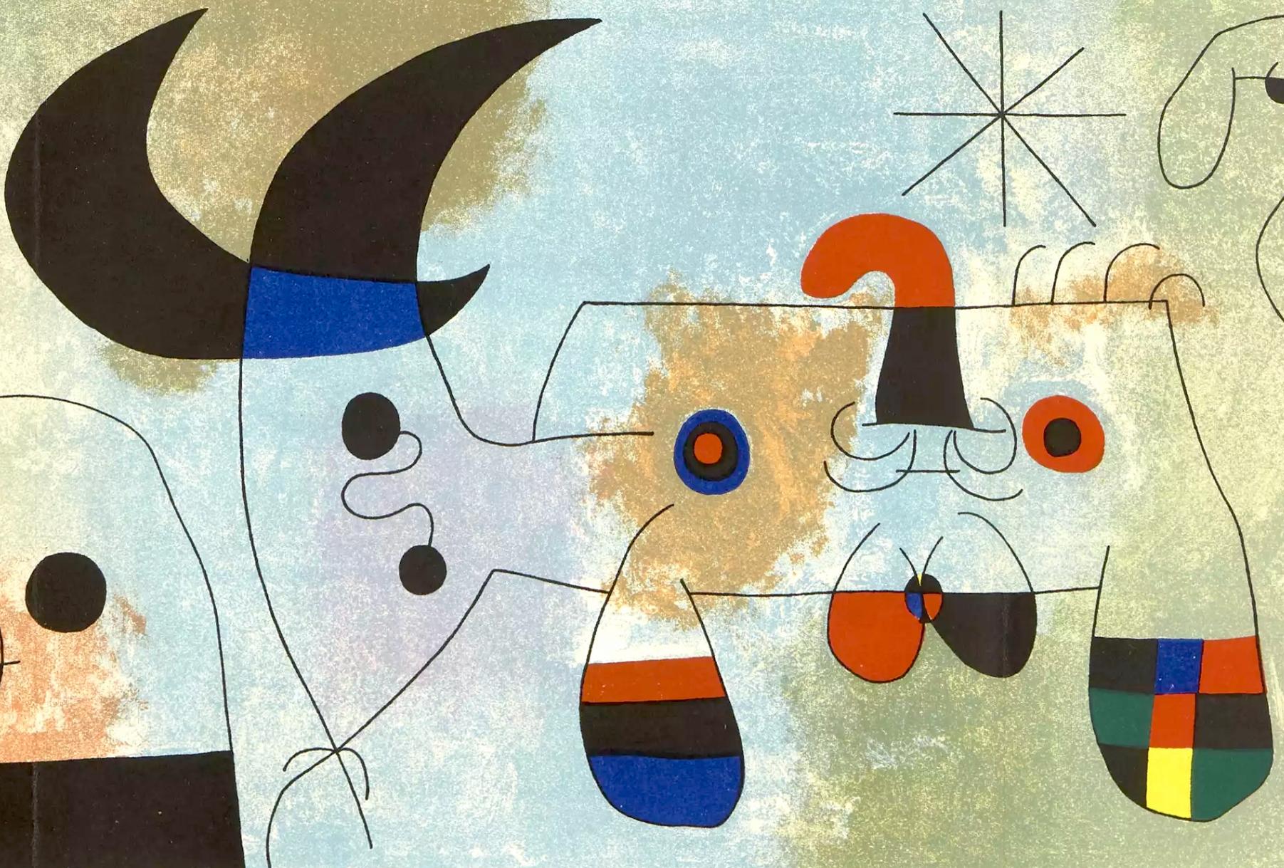 Miró, Sur Quatre Murs, Derrière le miroir (after) For Sale 3