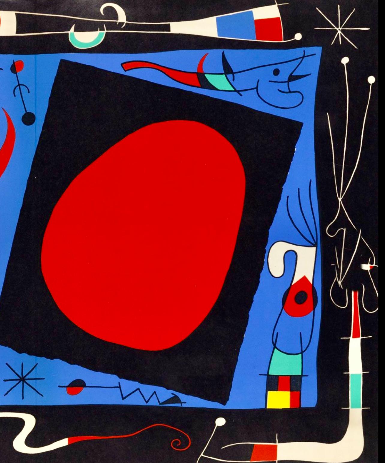 Miro, Woman at the Mirror (Mourlot 242; Cramer 36) (after) - Surrealist Print by Joan Miró