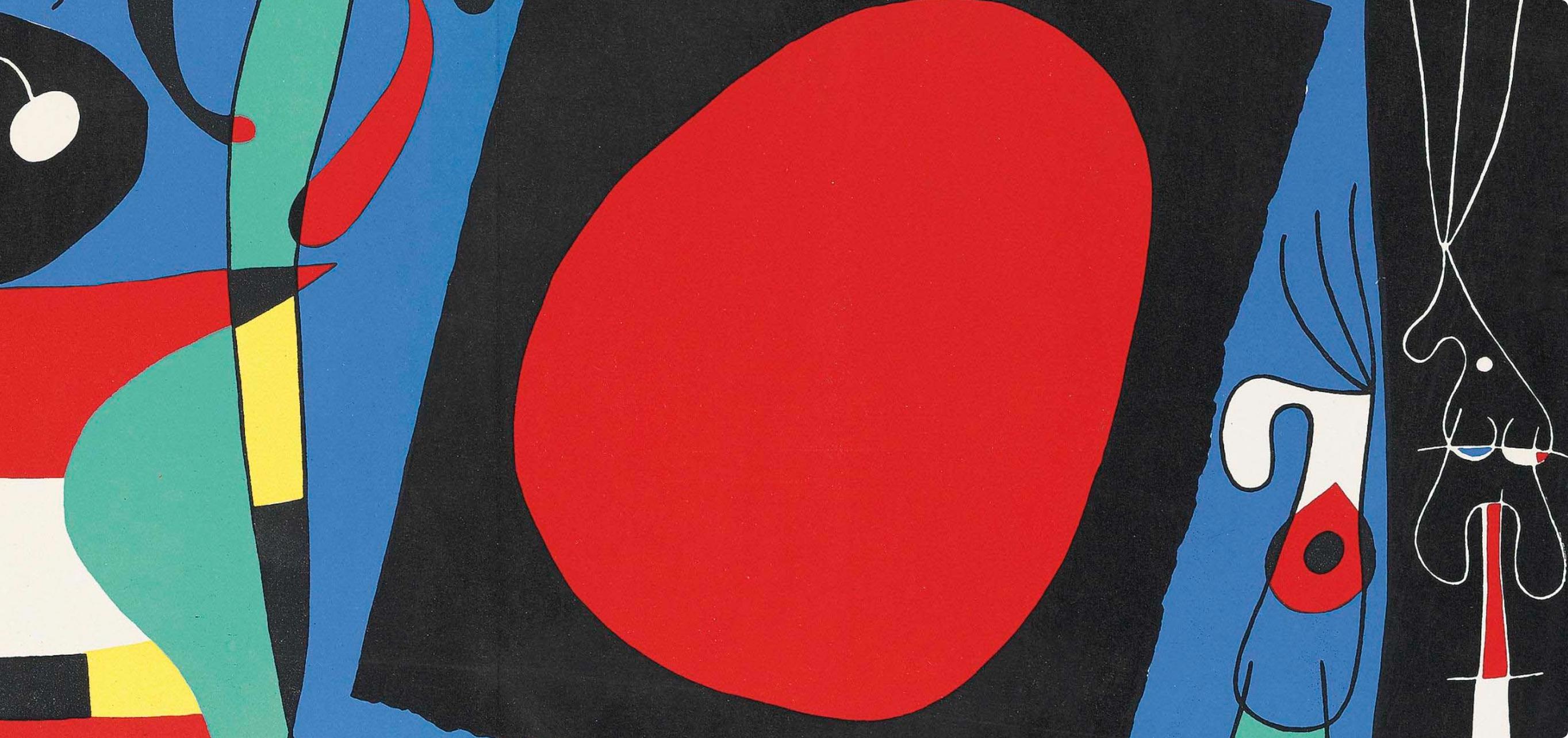 Miró, Donna allo specchio (Mourlot 242; Cramer 36) (dopo) in vendita 1