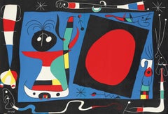 Miró, Femme au miroir (Mourlot 242 ; Cramer 36) (d'après)