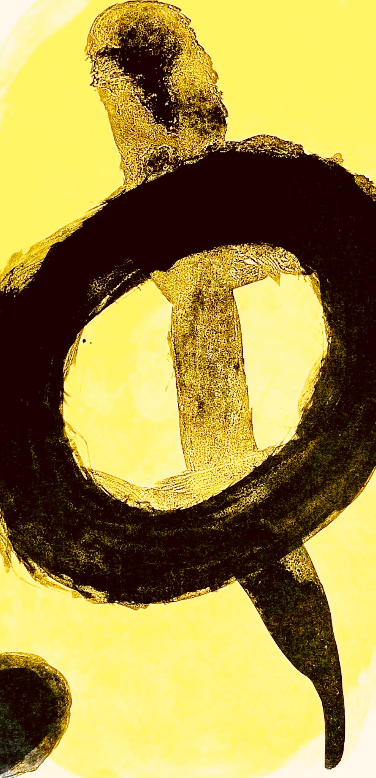 Miró, Jaune et Greene & Greene (Mourlot 298, 300), Derrière le miroir (d'après) - Print de Joan Miró