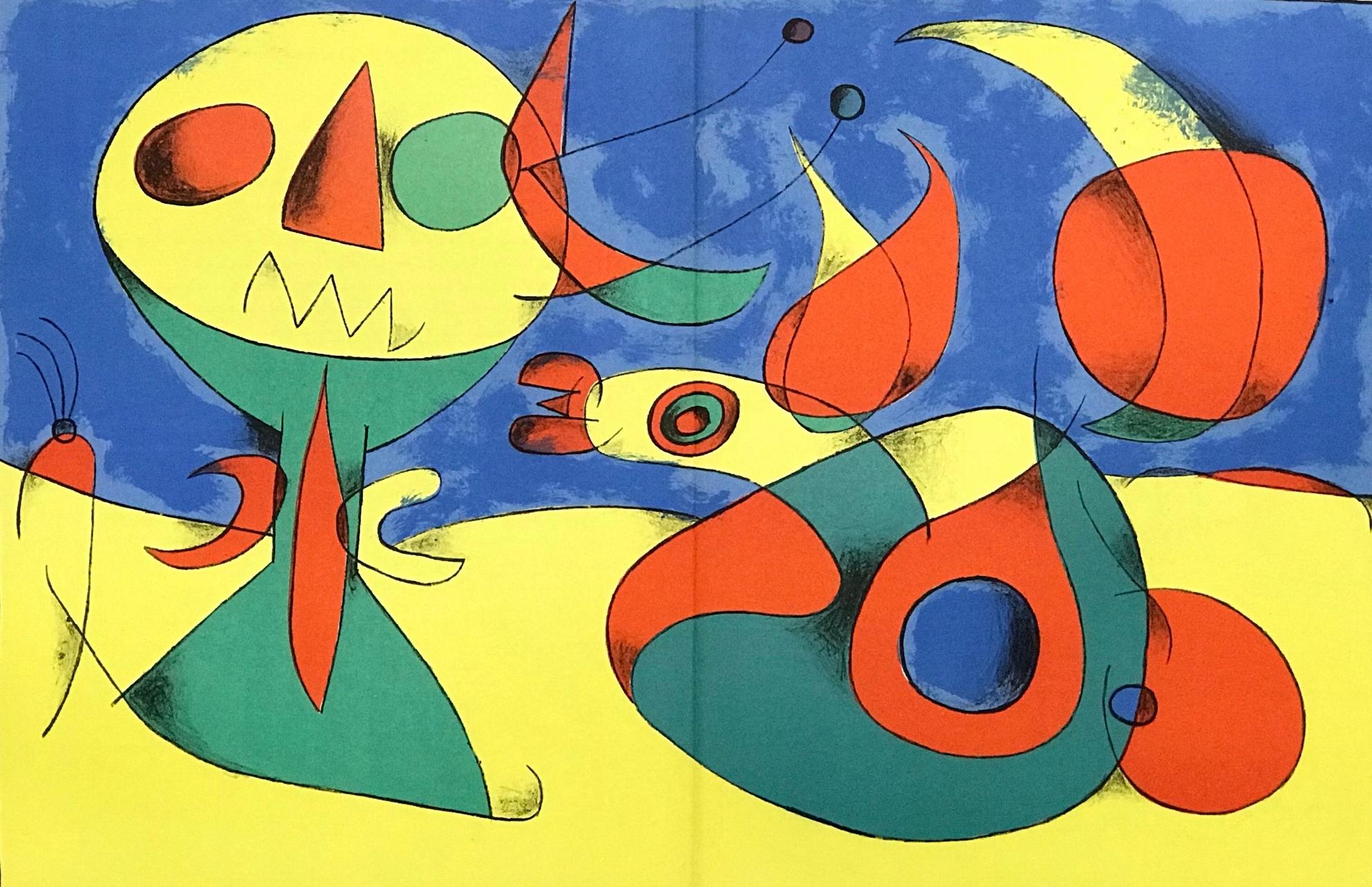 Miró, Composizione (Cramer 34; Mourlot 227), Derrière le miroir (dopo)
