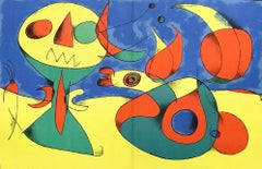 Miró, Composition (Cramer 34; Mourlot 227), Derrière le miroir (after)