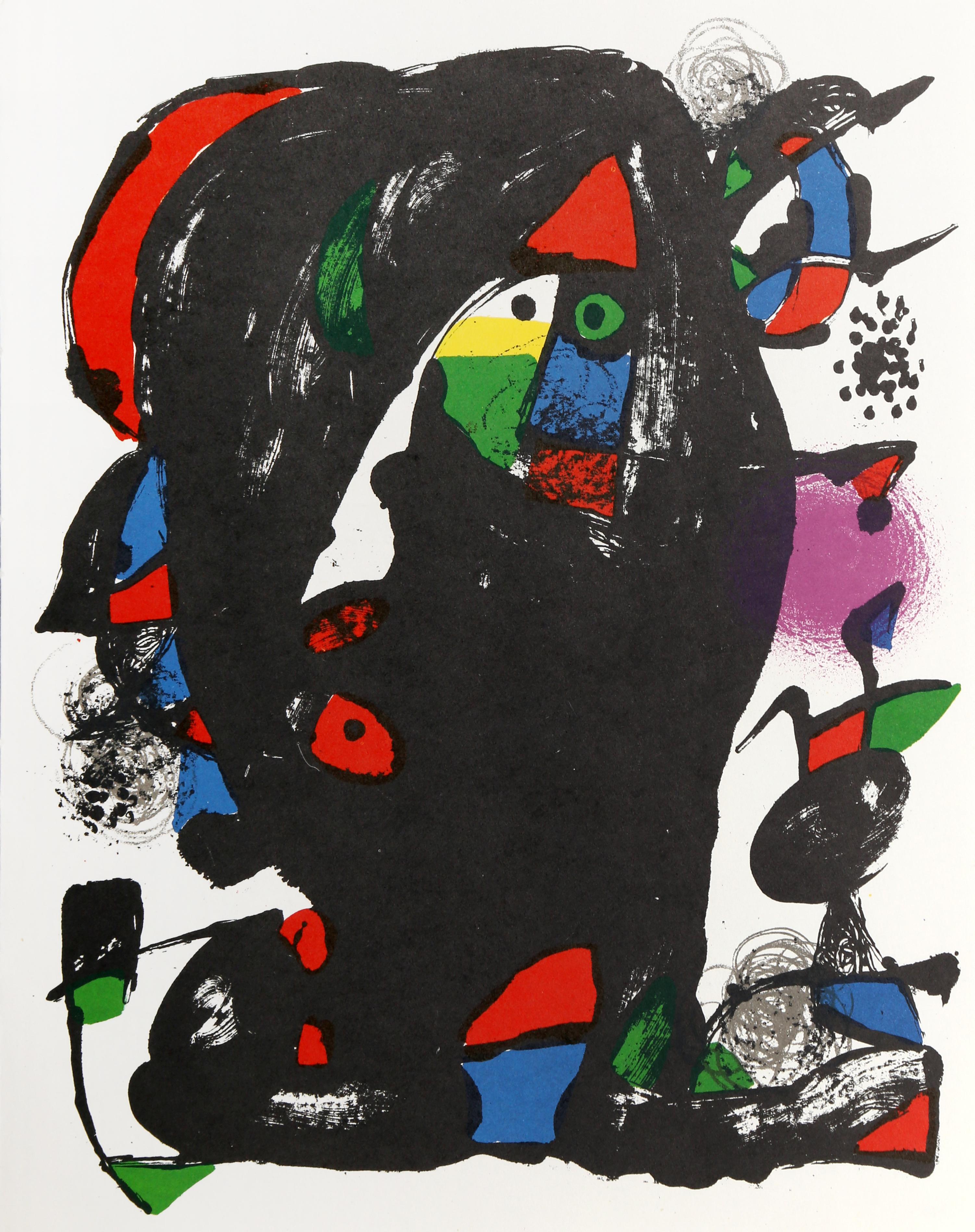Modern Abstract Lithograph by Joan Miró For Sale 1
