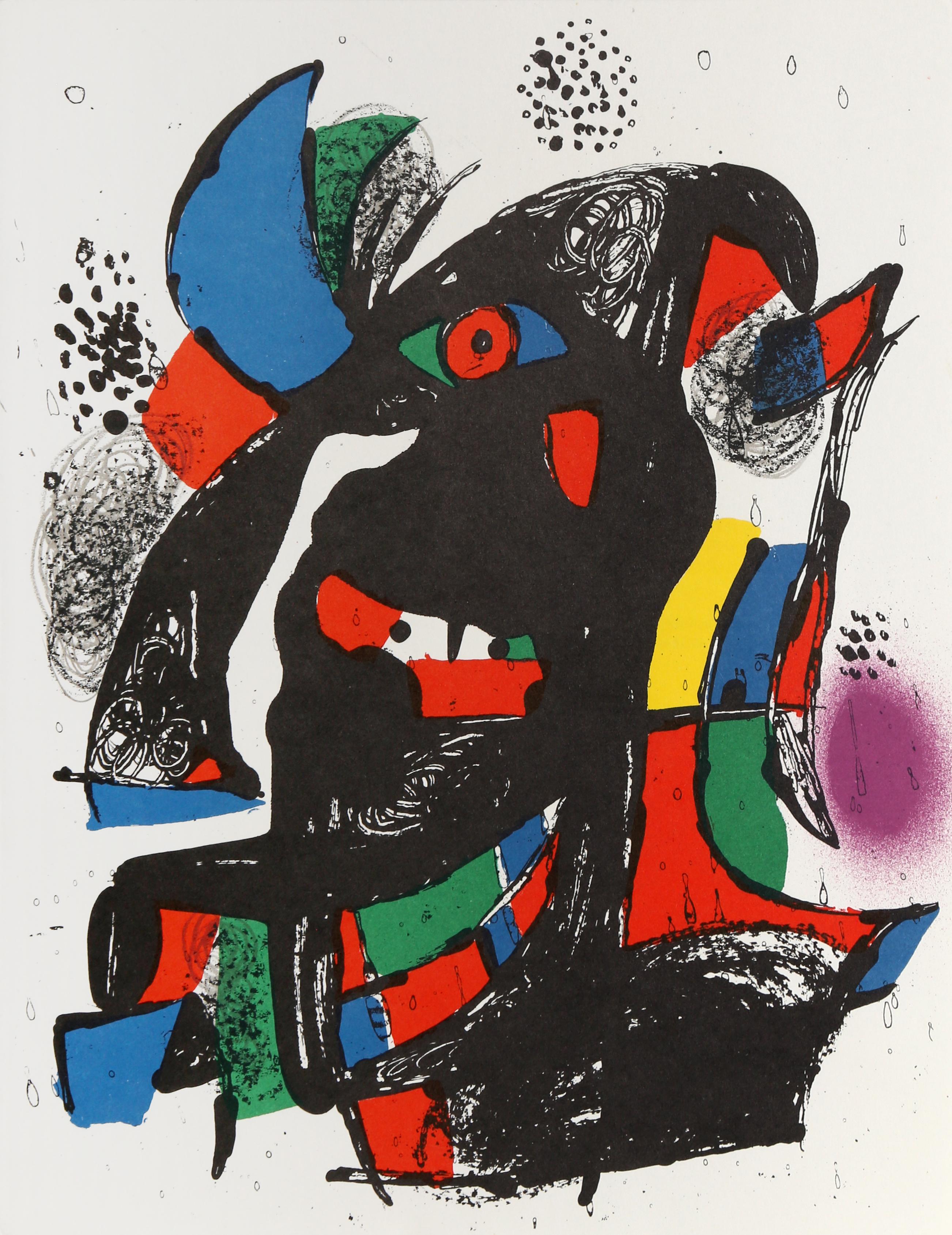 Modern Abstract Lithograph by Joan Miró For Sale 1